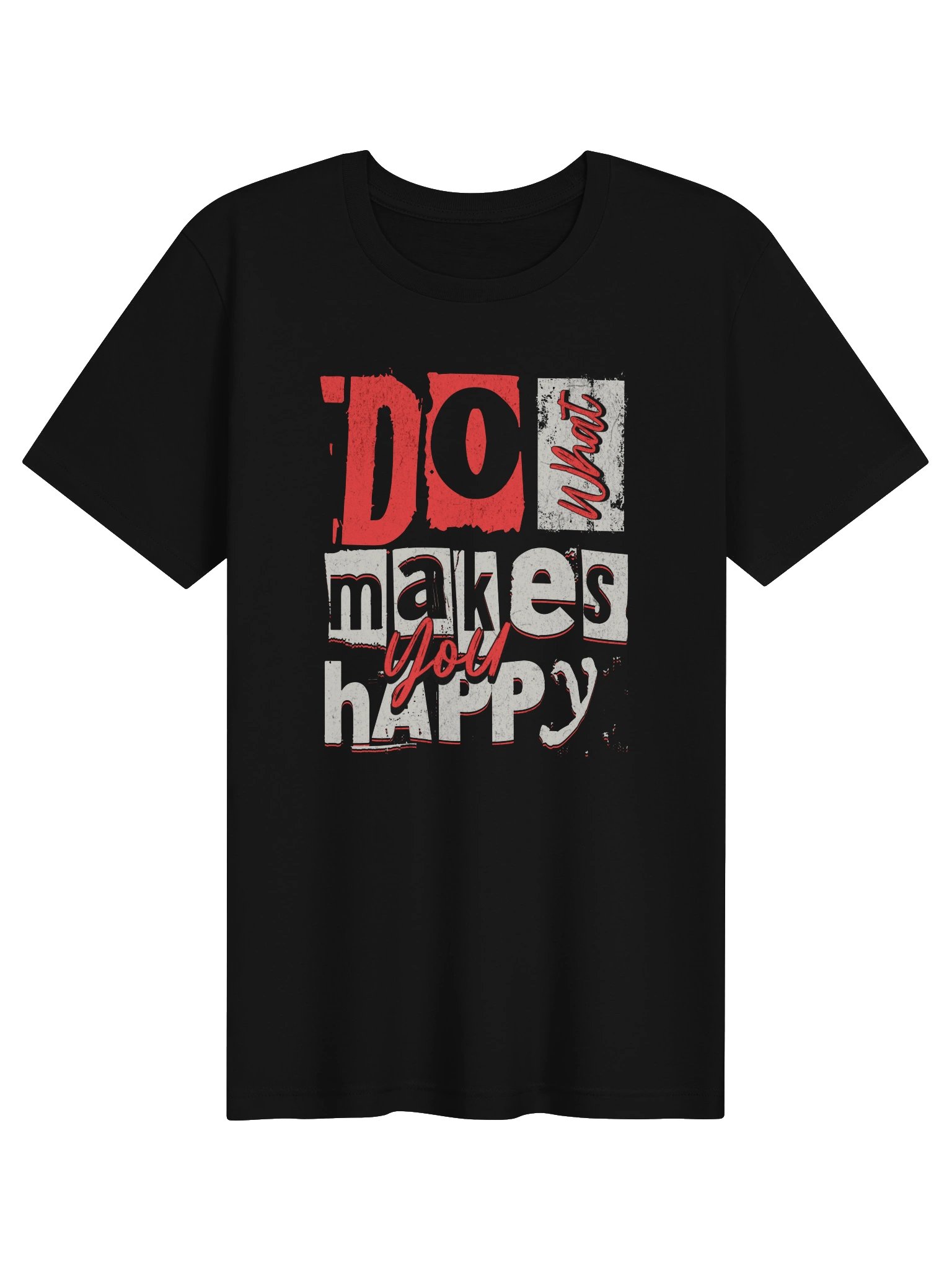 Do What Makes You Happy – Retro Graphic T-Shirt product image (3)