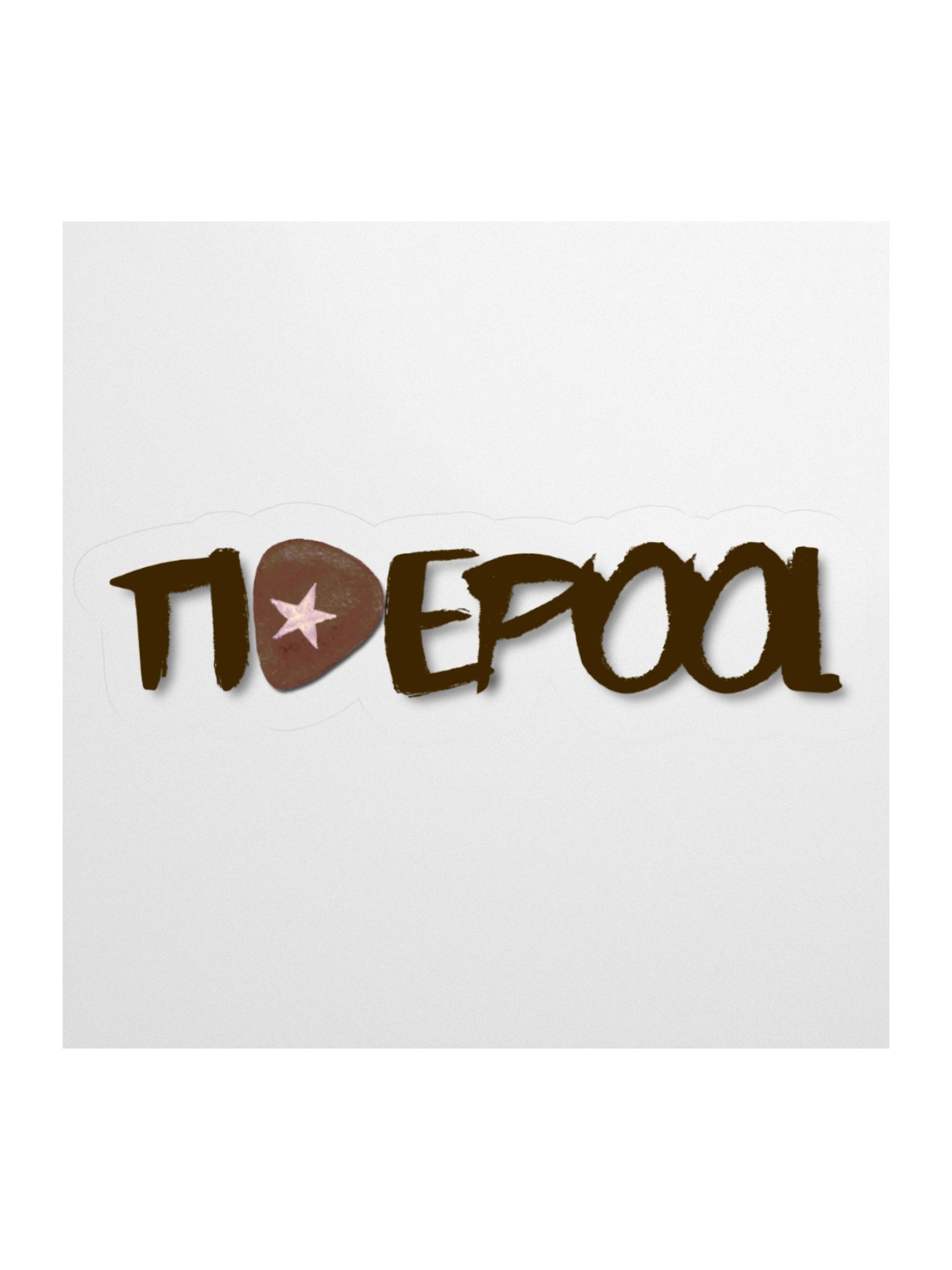 Brown Tidepool Logo Sticker product image (4)