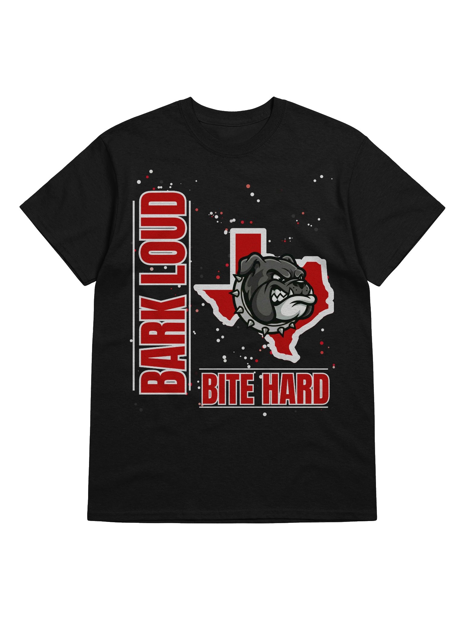 Bark Loud Spirit Tee - White on Red [READ DESCRIPTION FOR CUSTOMIZATION] product image (40)