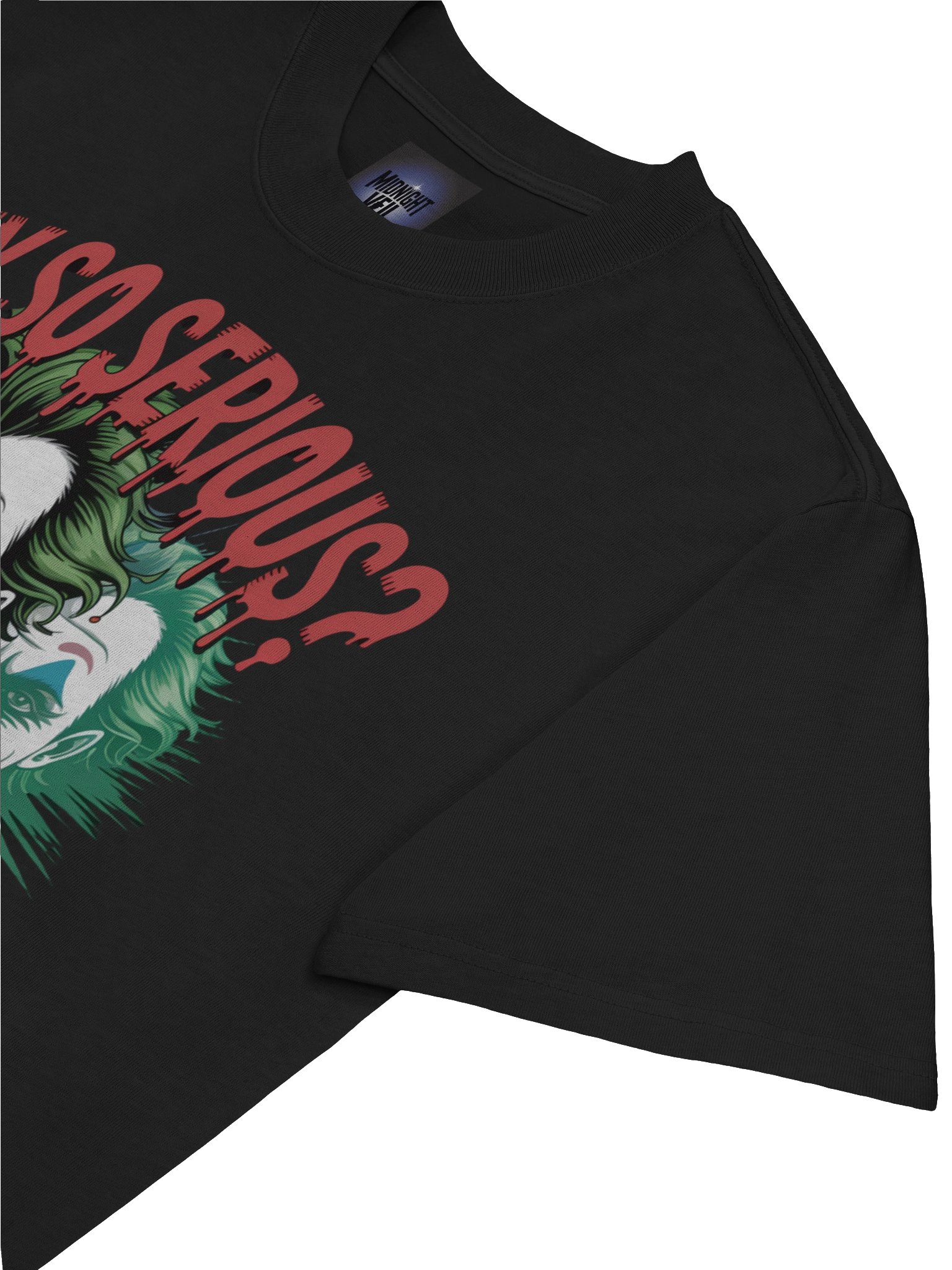 Joker 'Why So Serious?' Queen of Hearts Oversized Faded T-Shirt product image (7)