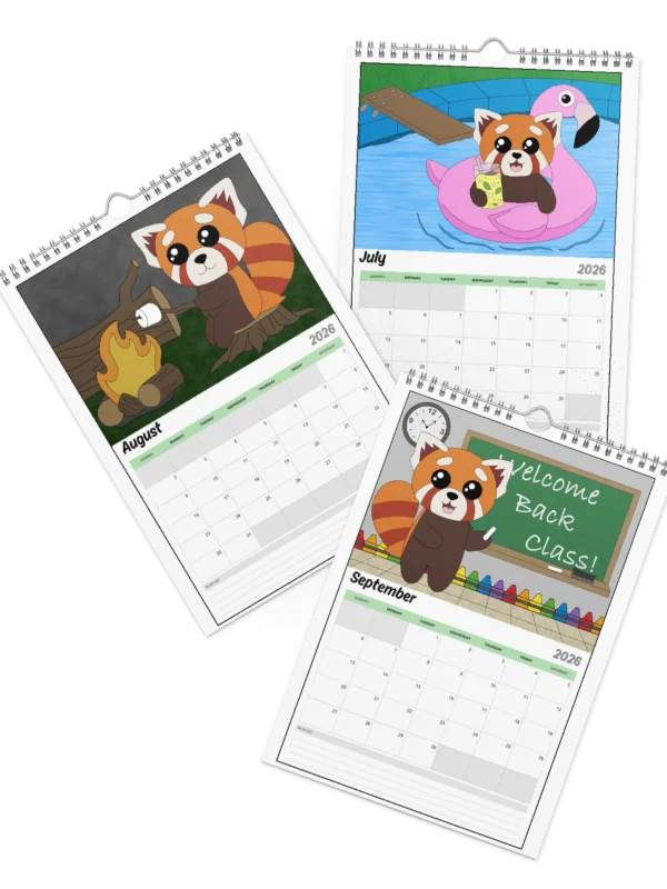 2026 Red Panda Calendar product image (5)