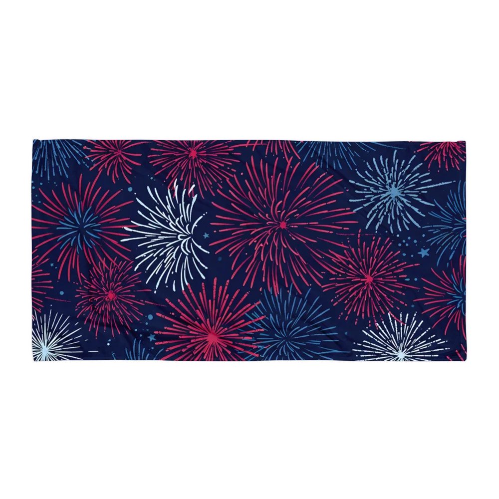 Fourth of July Fireworks Beach Towel product image (2)