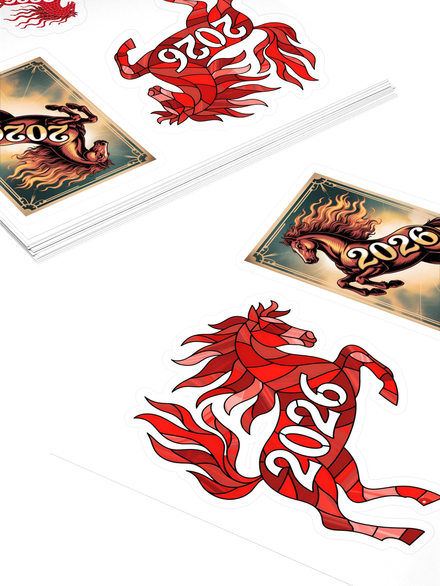 Chinese Year of the Fire Horse Sticker Sheet product image (4)