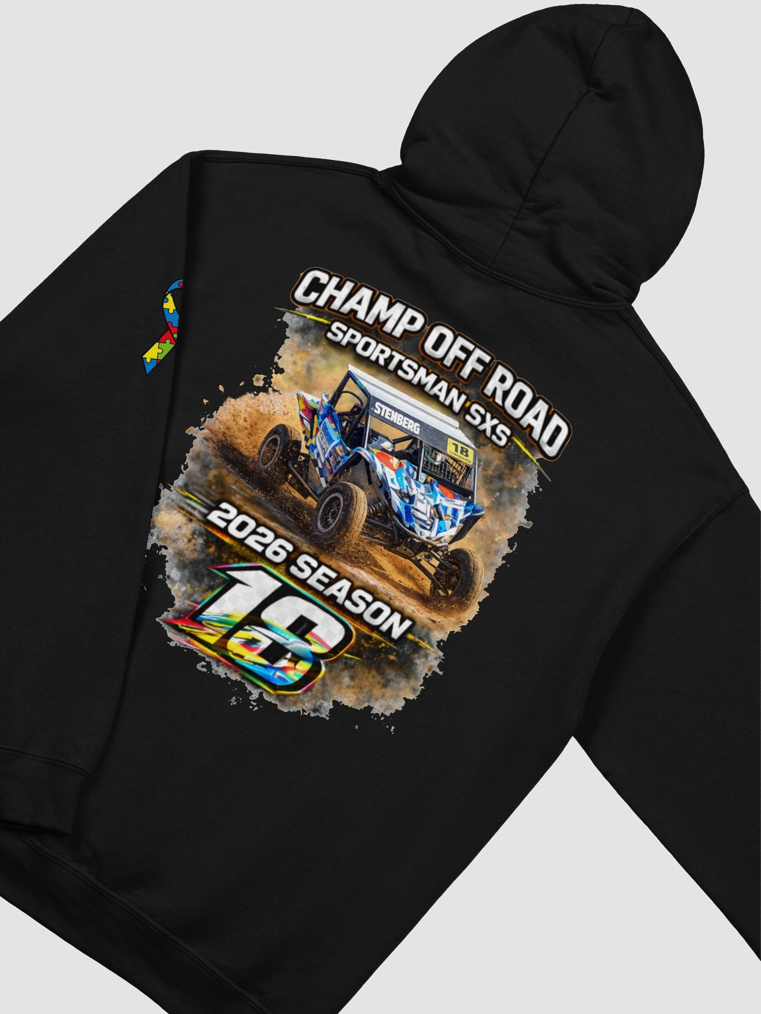 Autism Awareness Racing #18 Hoodie 2026 product image (4)