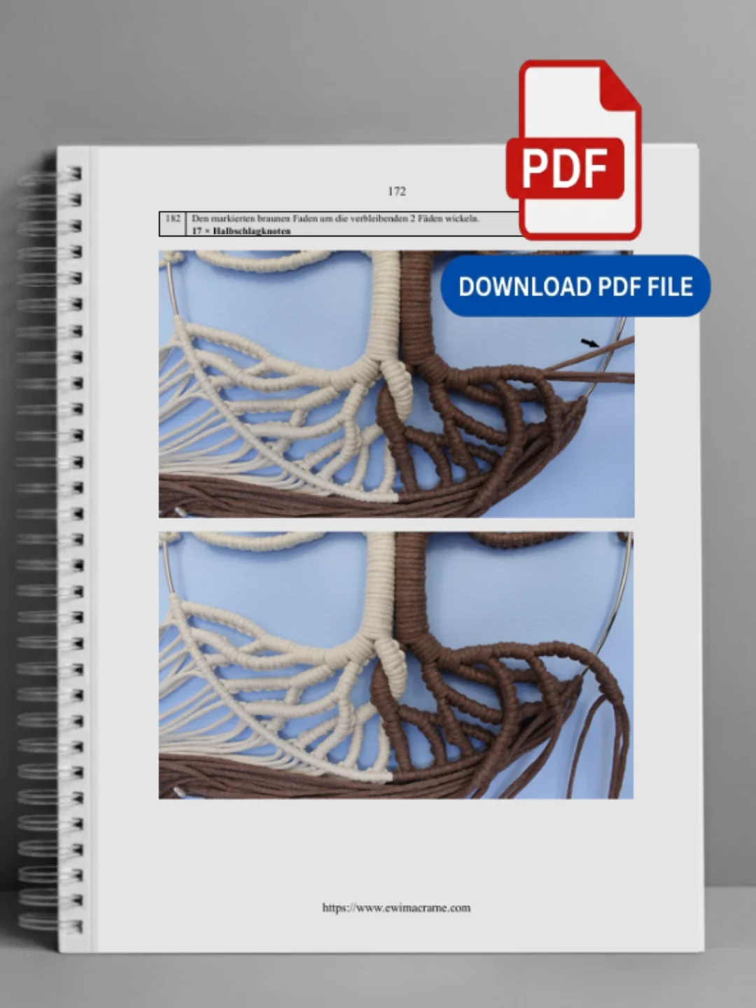 Makramee Baum – Schritt-für-Schritt Anleitung | PDF product image (5)