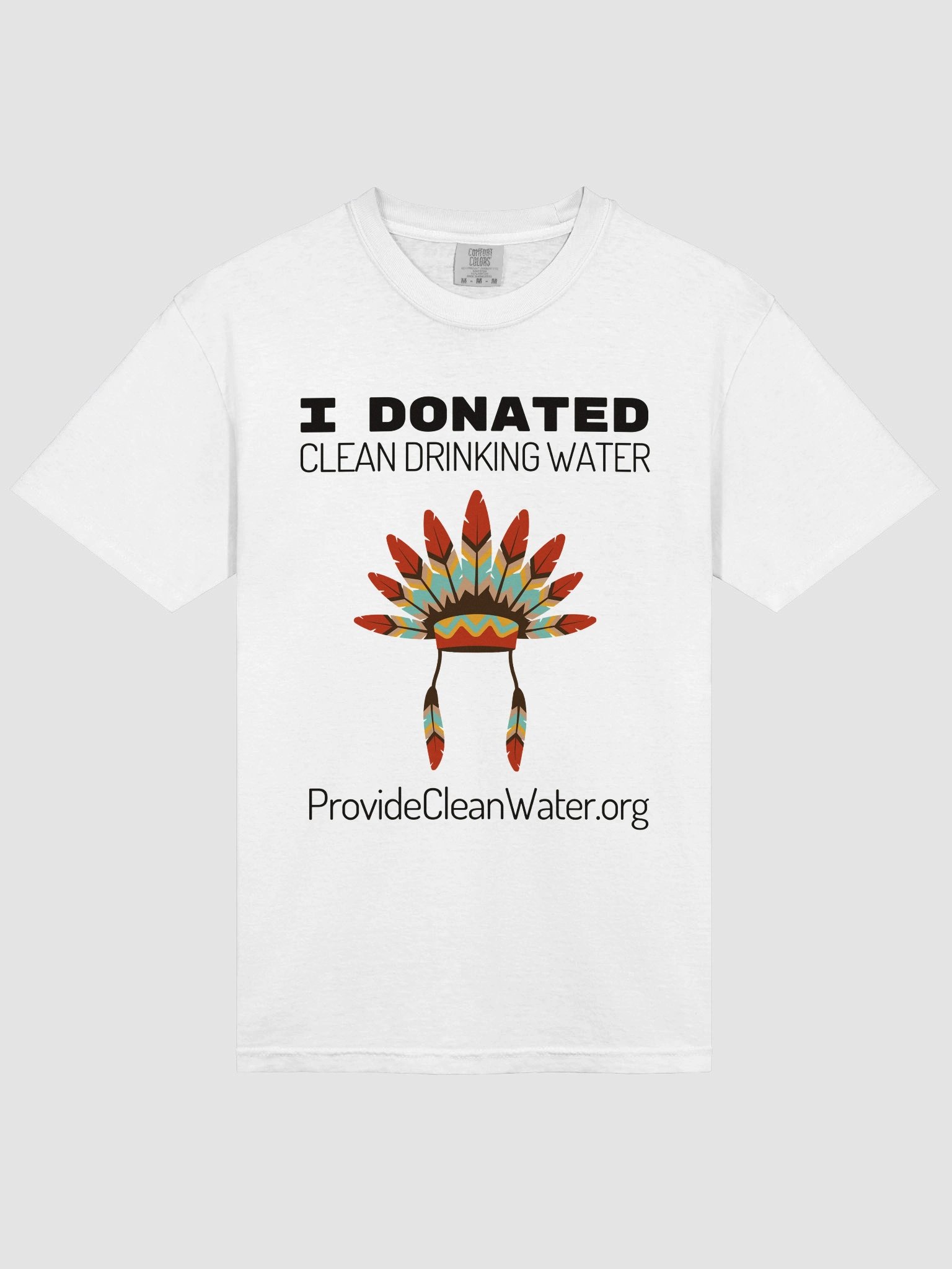 I Donated Native American White T-Shirt product image (3)