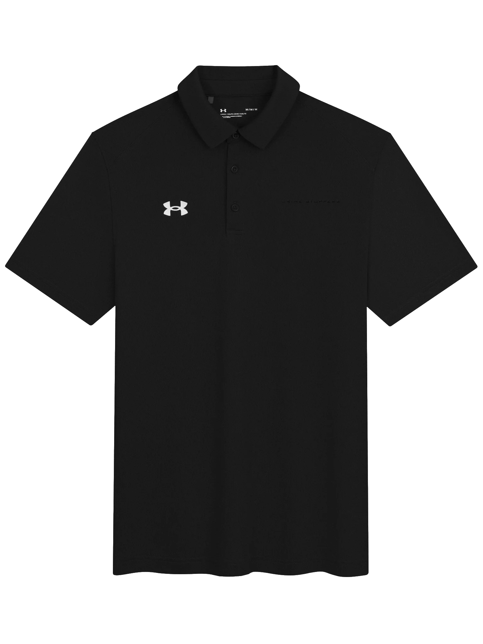 Crime Stoppers Under Armour Black Polo Shirt product image (2)