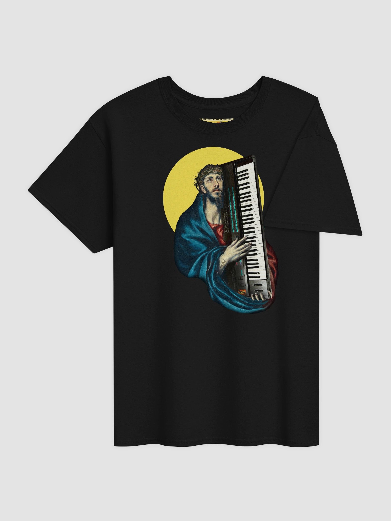 Christ Carrying the d-x-7 , EDM Tecno Unisex t-shirt product image (5)