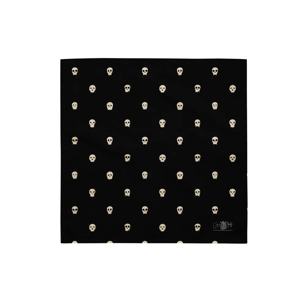 Skully Bandana (black) product image (1)