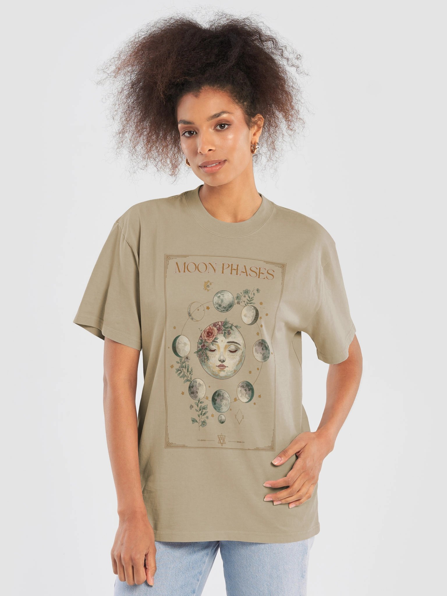 Mystical Moon Phases Tarot Design – Floral Goddess of the Lunar Cycle product image (2)