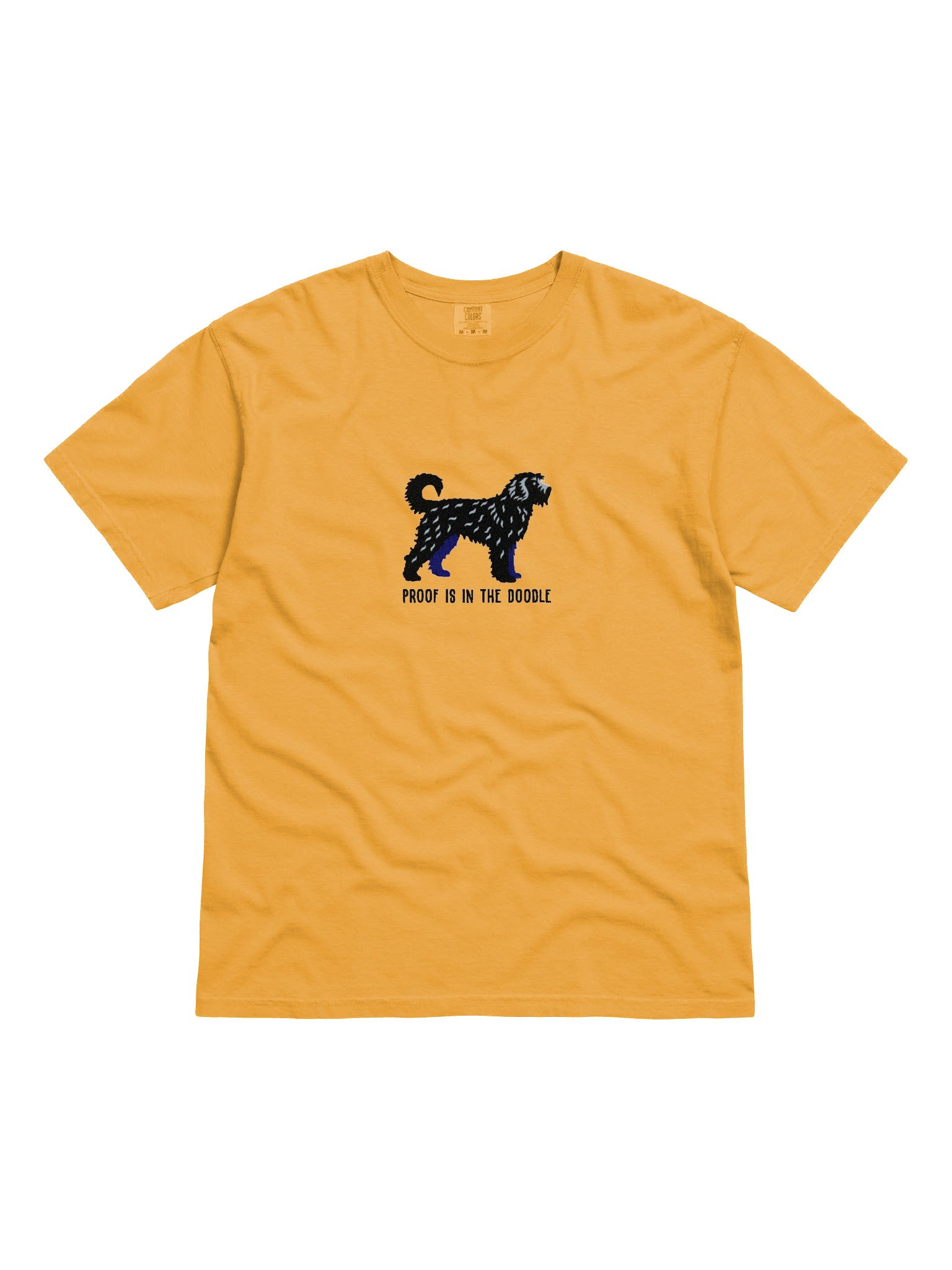 Proof Is in the Doodle T-Shirt(Embroidered) of a Doodle(Black) product image (4)
