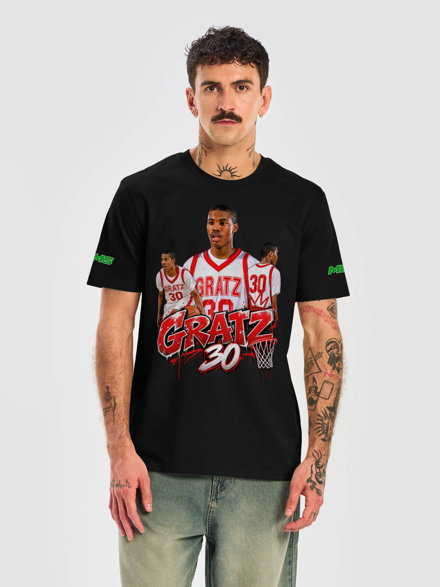 GRATZ 30 Basketball Graffiti Tee product image (10)