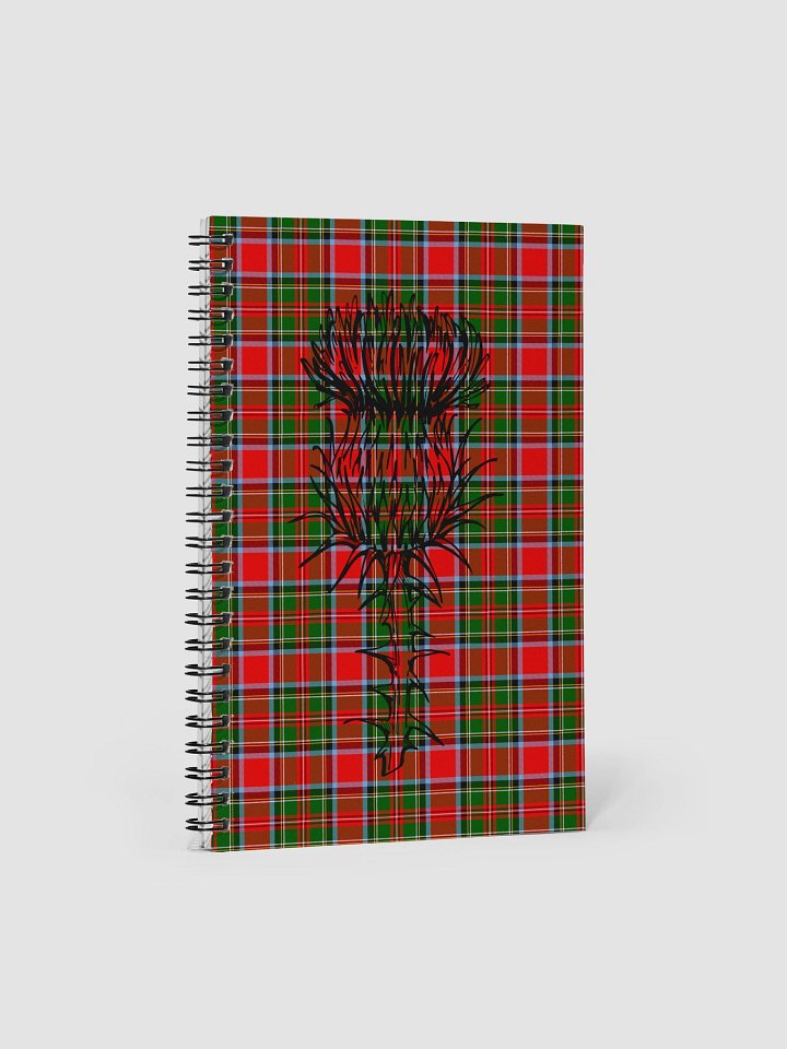 Thistle Tartan Dreams Spiral Notebook product image (1)
