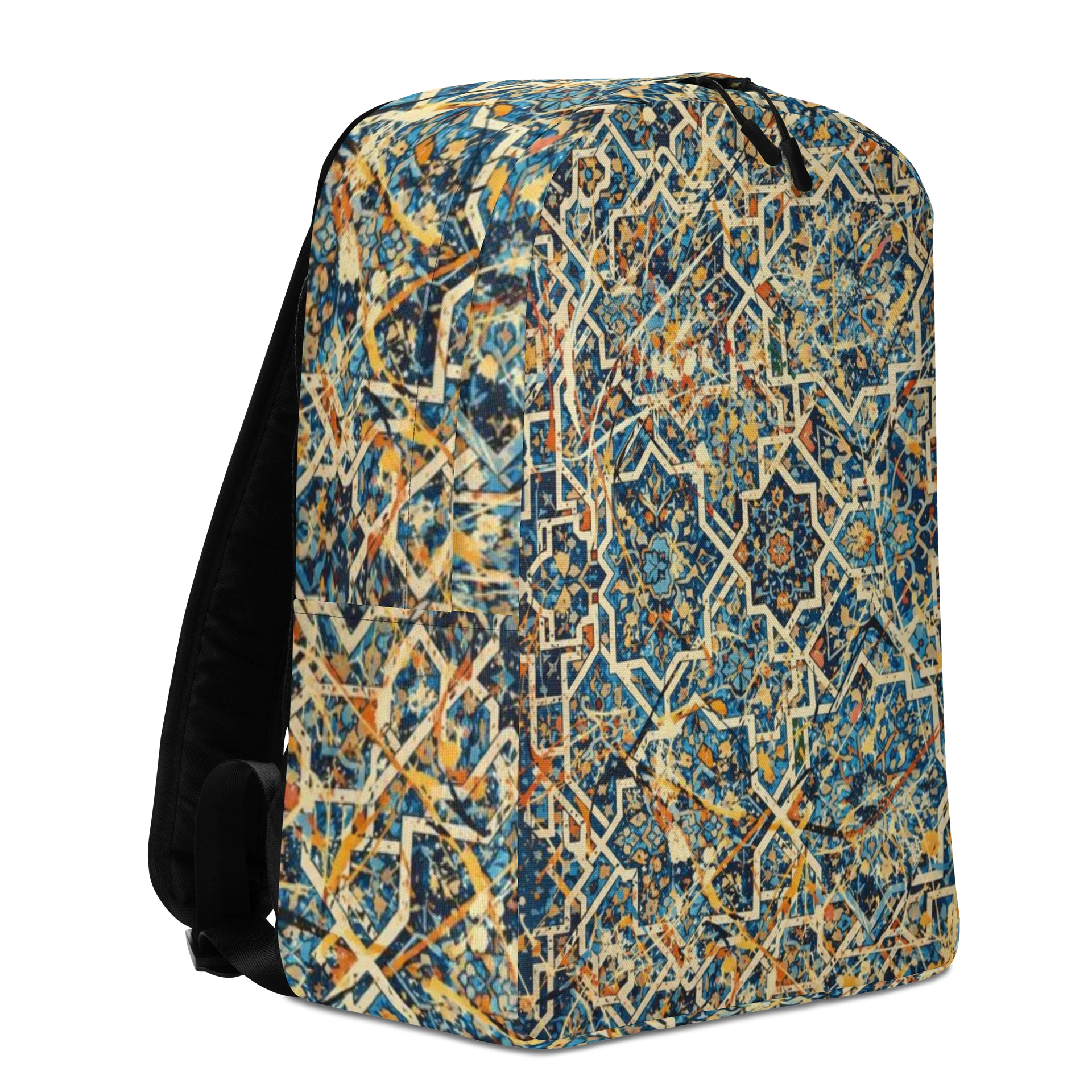 Geometric Floral Fusion Backpack product image (3)