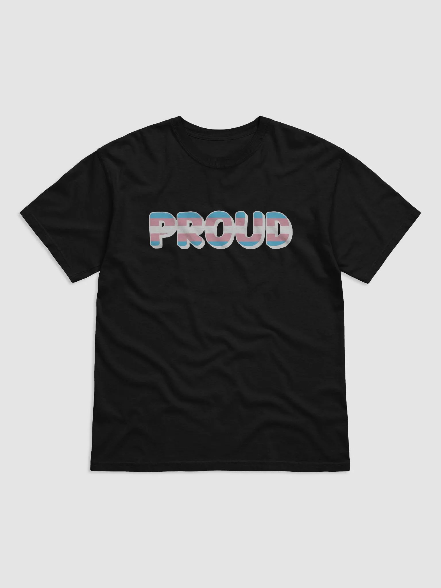 The 'PROUD trans' T-Shirt - Black product image (1)