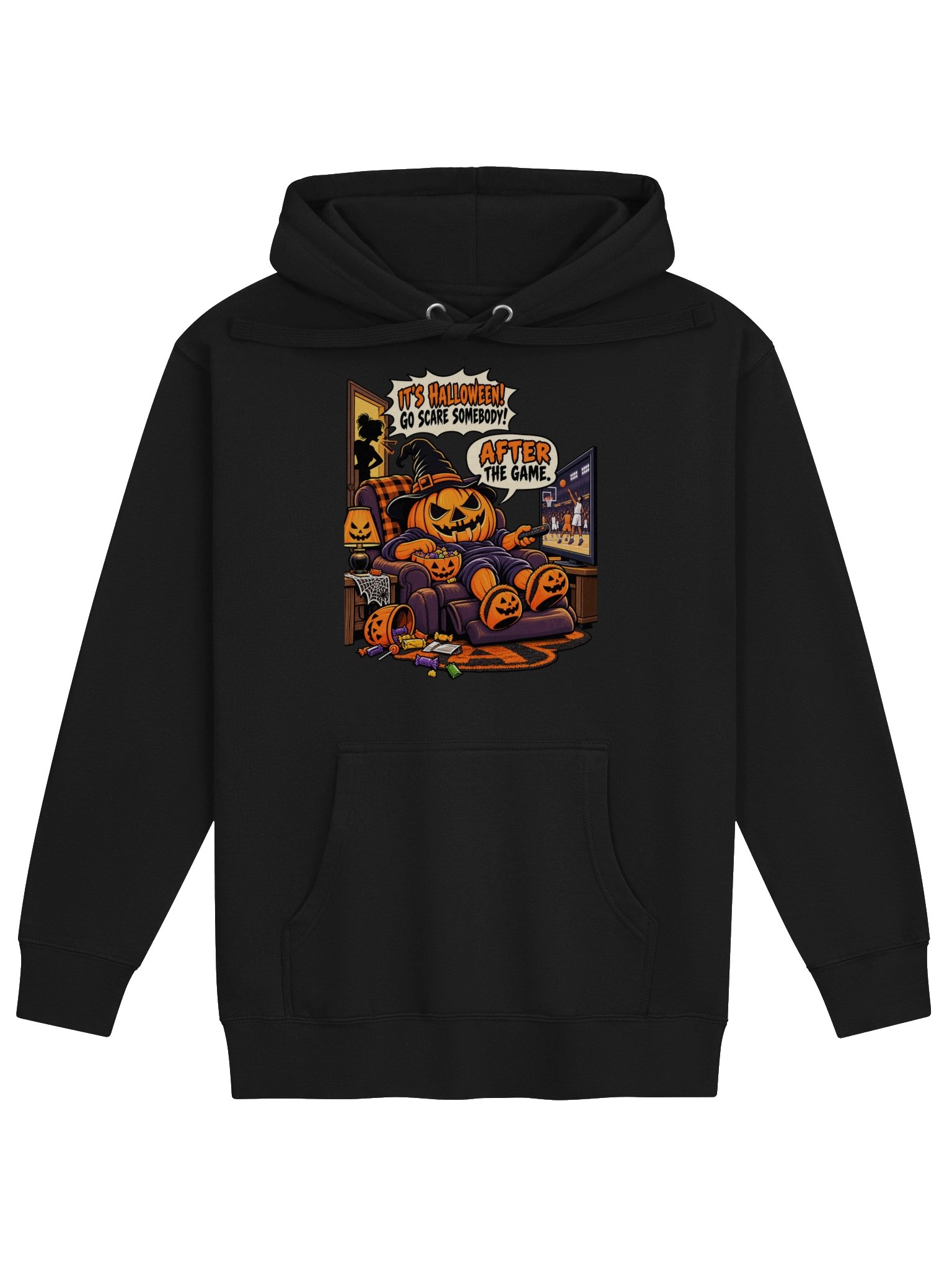 It’s Halloween! Go scare somebody! — After the game - Hoodie product image (1)