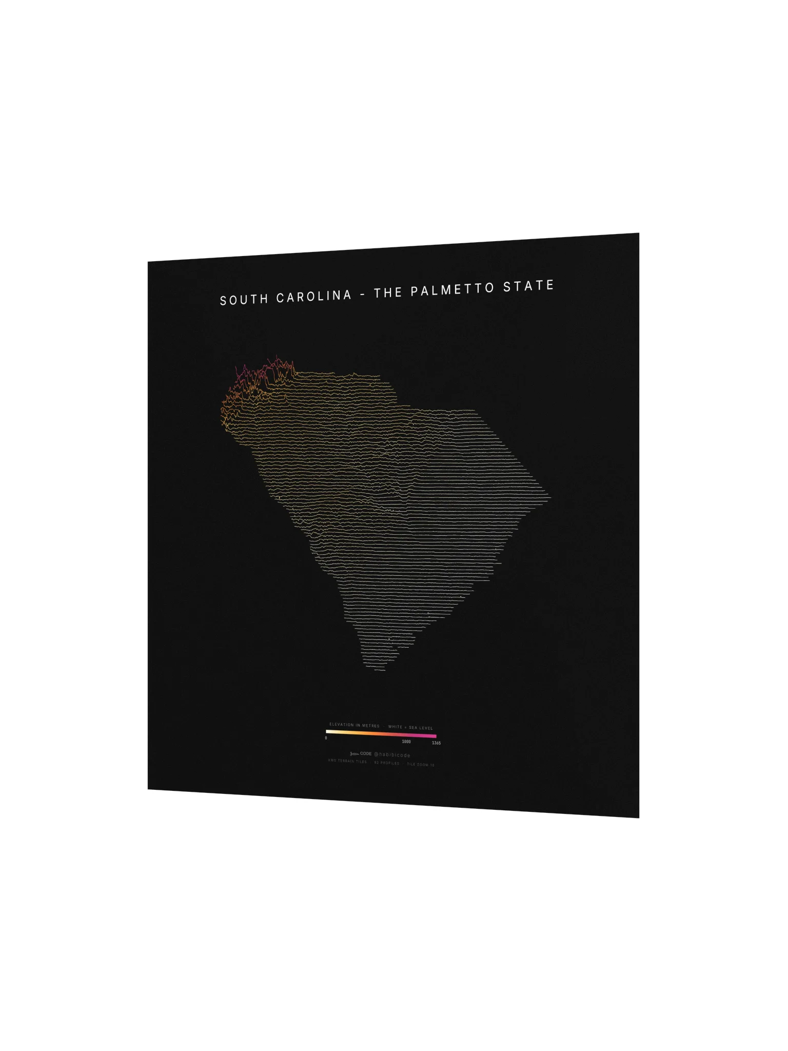 Ridgeline Poster - South Carolina product image (2)
