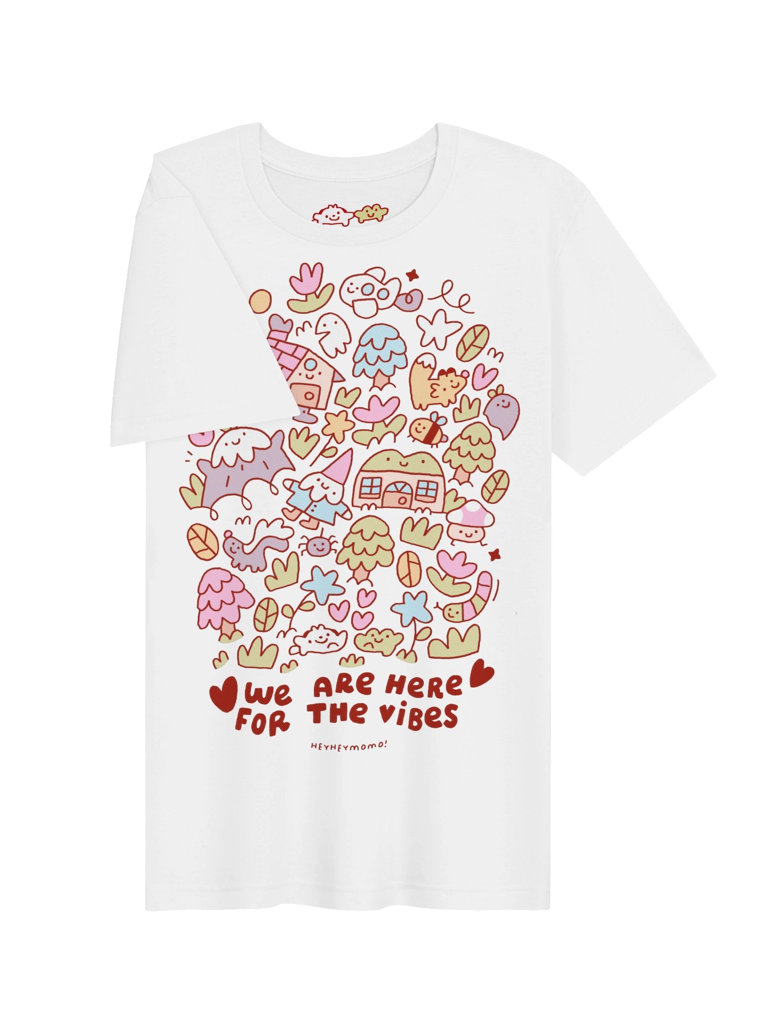 We are here for the Vibes - T-Shirt product image (3)