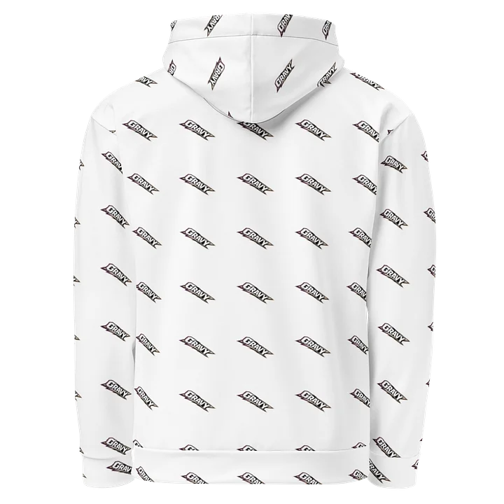 Gravy Icon Grid Unisex Hoodie - WHITE product image (2)
