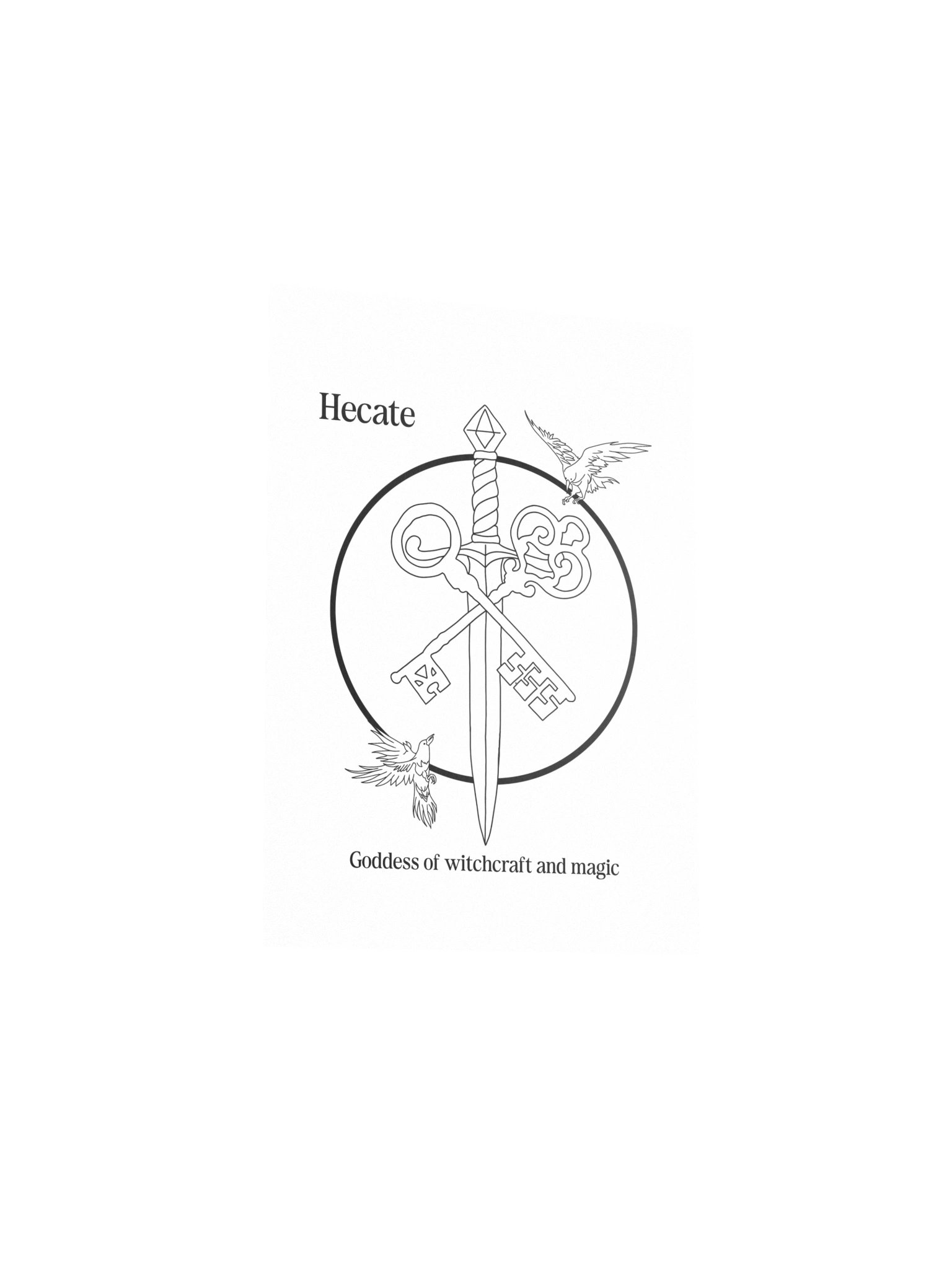 Hecate Poster Black Print product image (8)