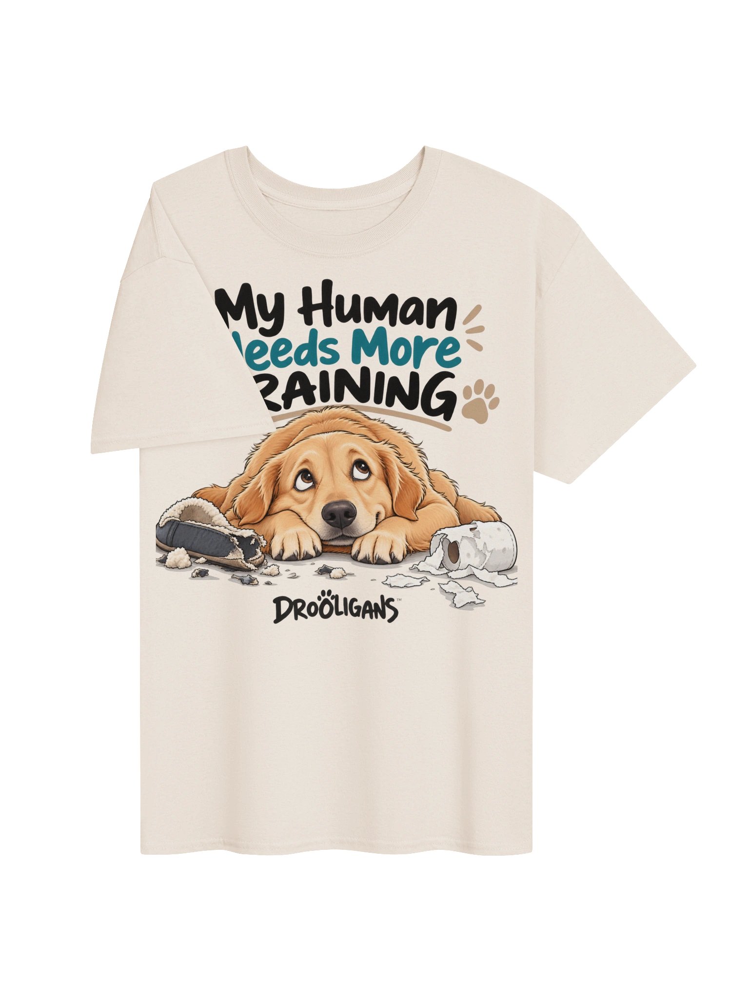 My Human Needs More Training – Funny Dog T-Shirt product image (3)