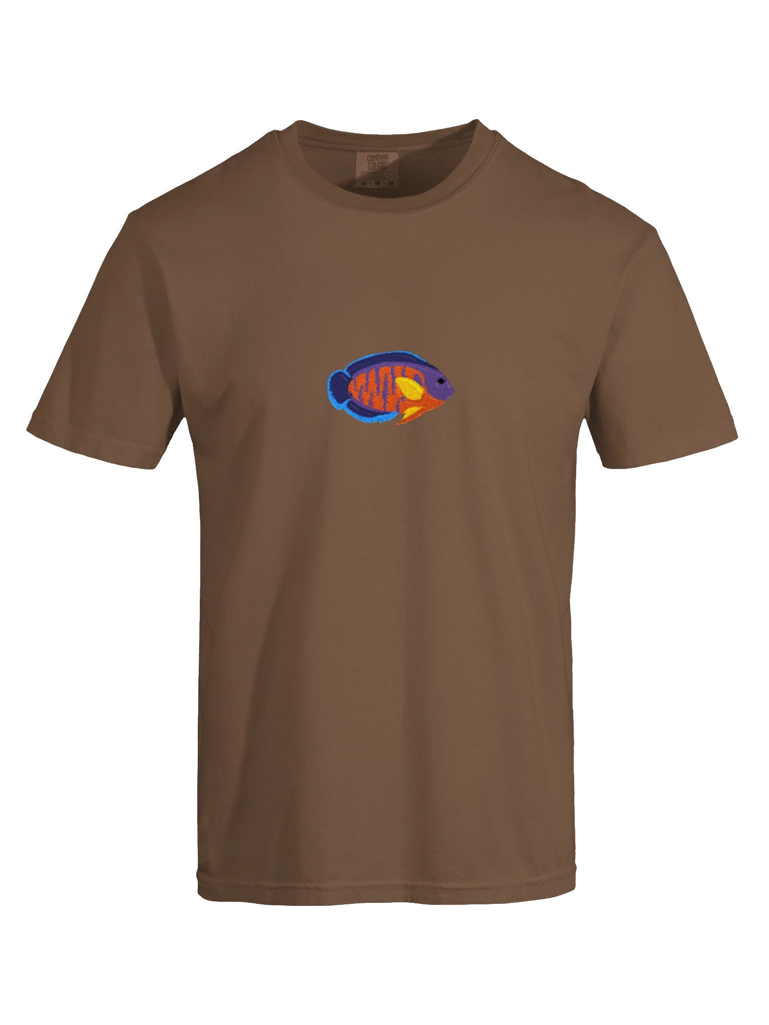 Coral Beauty Angelfish Embroidered Shirt | Centropyge bispinosa Reef Fish Tee | Saltwater Aquarium Apparel product image (9)
