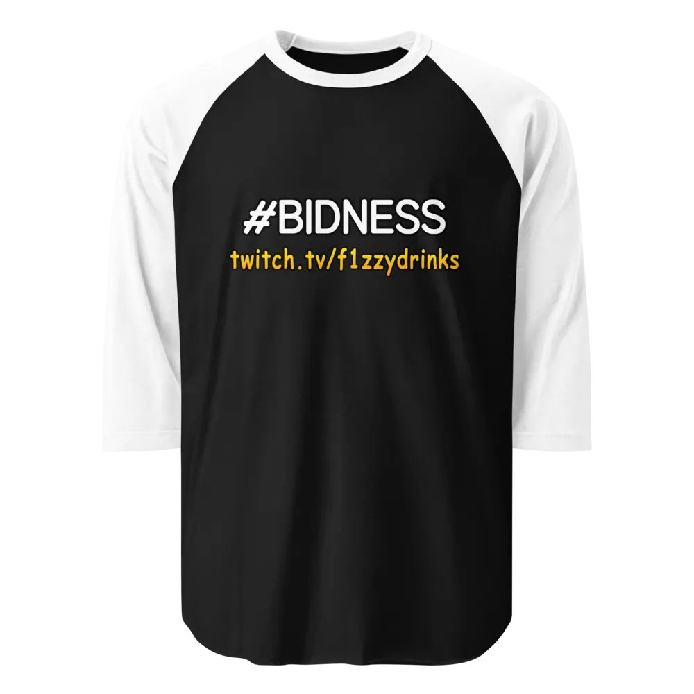 Chad The Realest - #BIDNESS Raglan Tee product image (1)