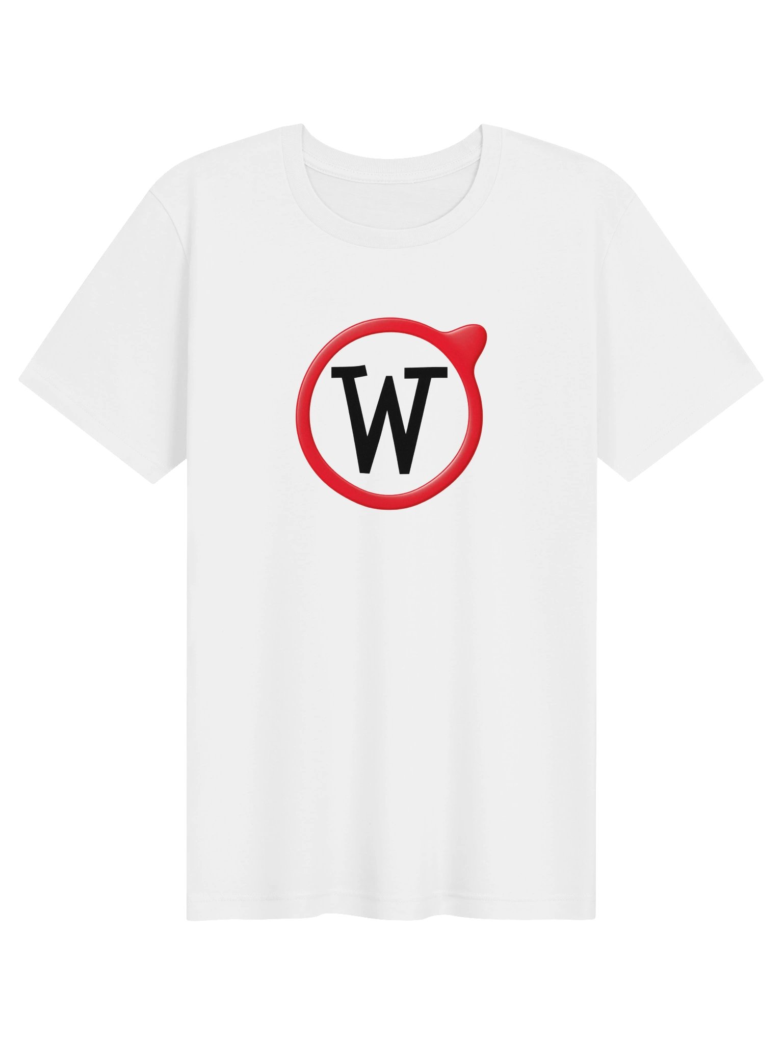 the striking Weckipedia logo on a supersoft t-shirt - white product image (1)