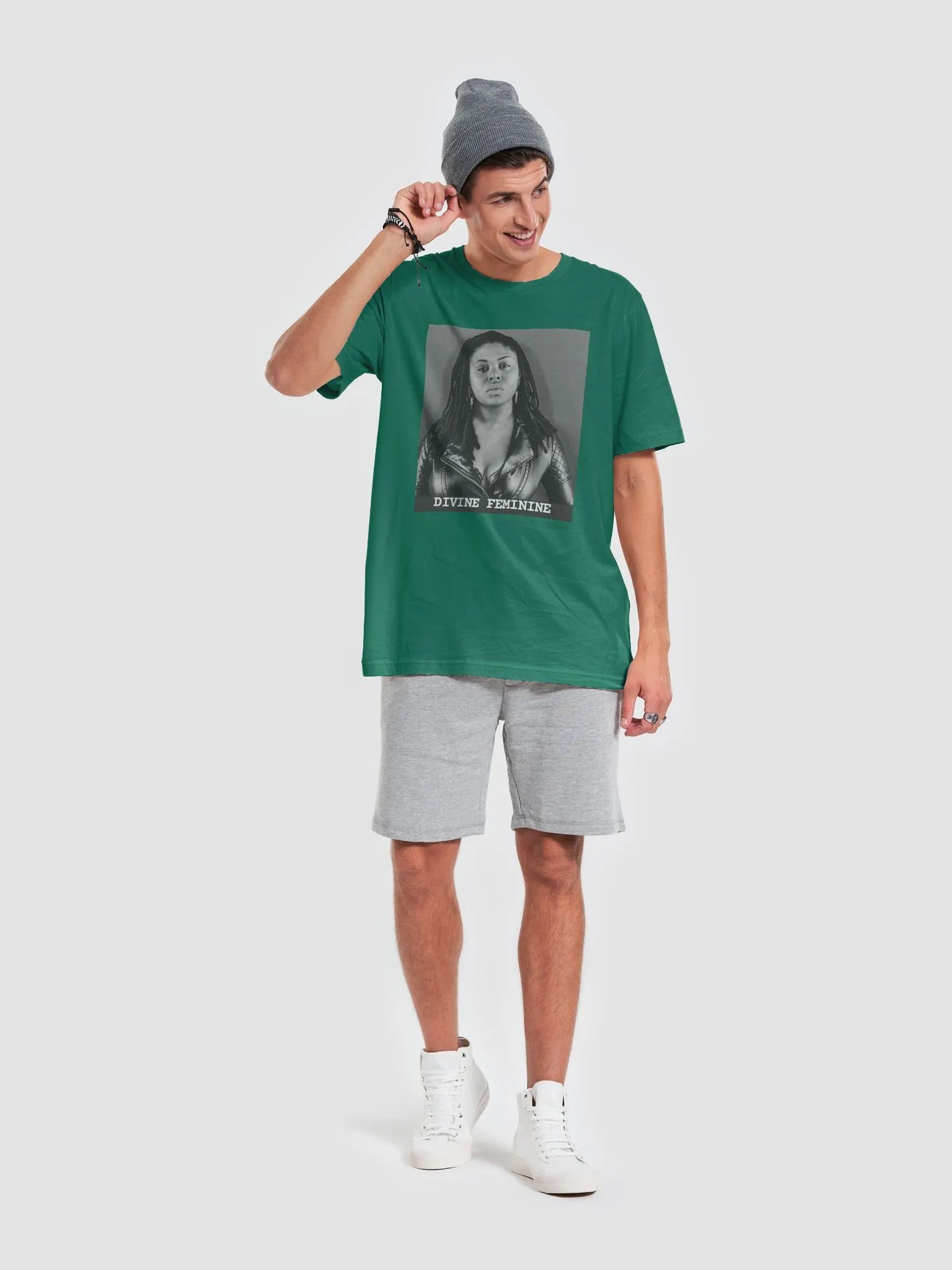 Divine Feminine Green Tshirt product image (6)