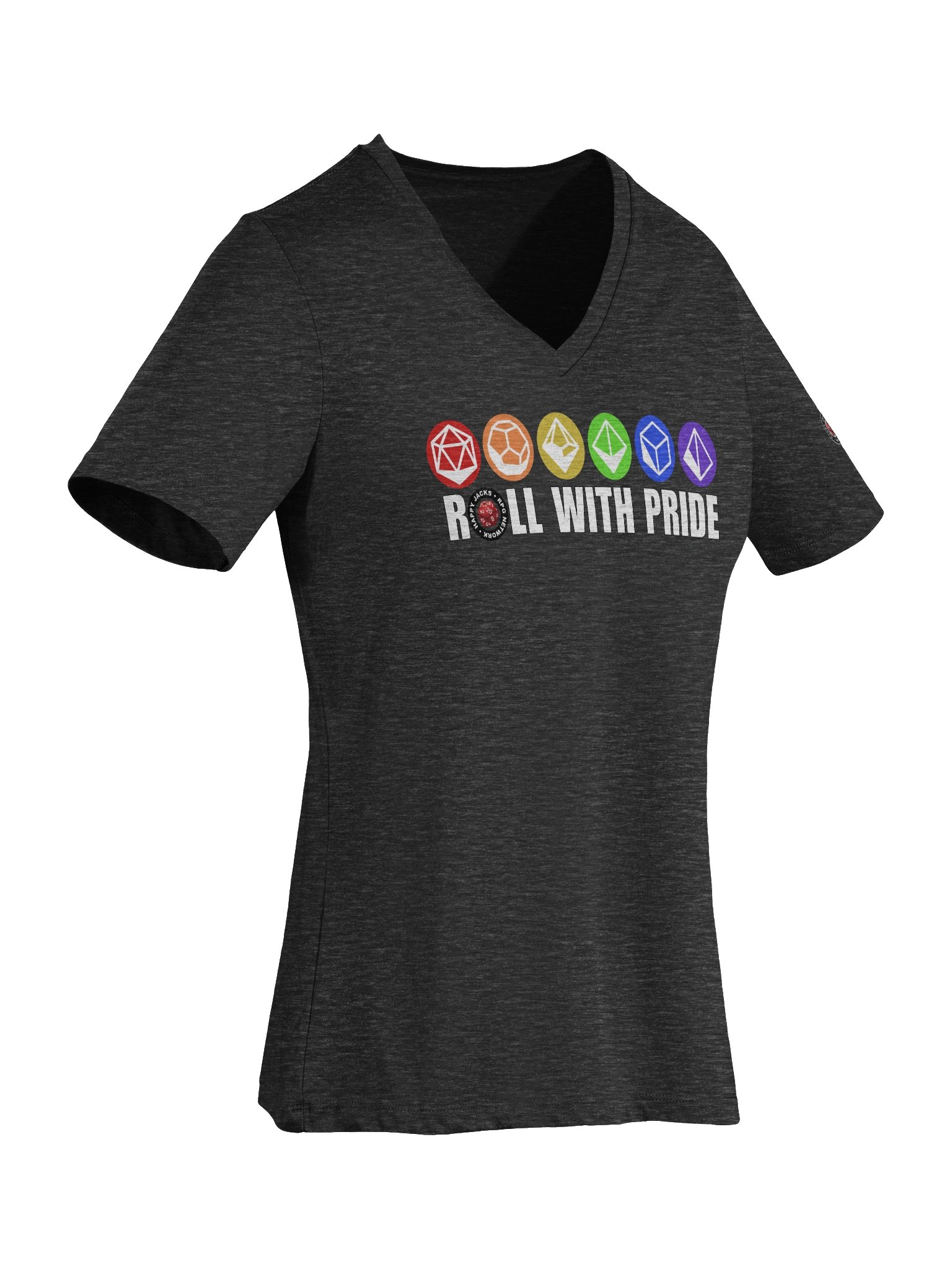 Roll with Pride V-neck product image (1)