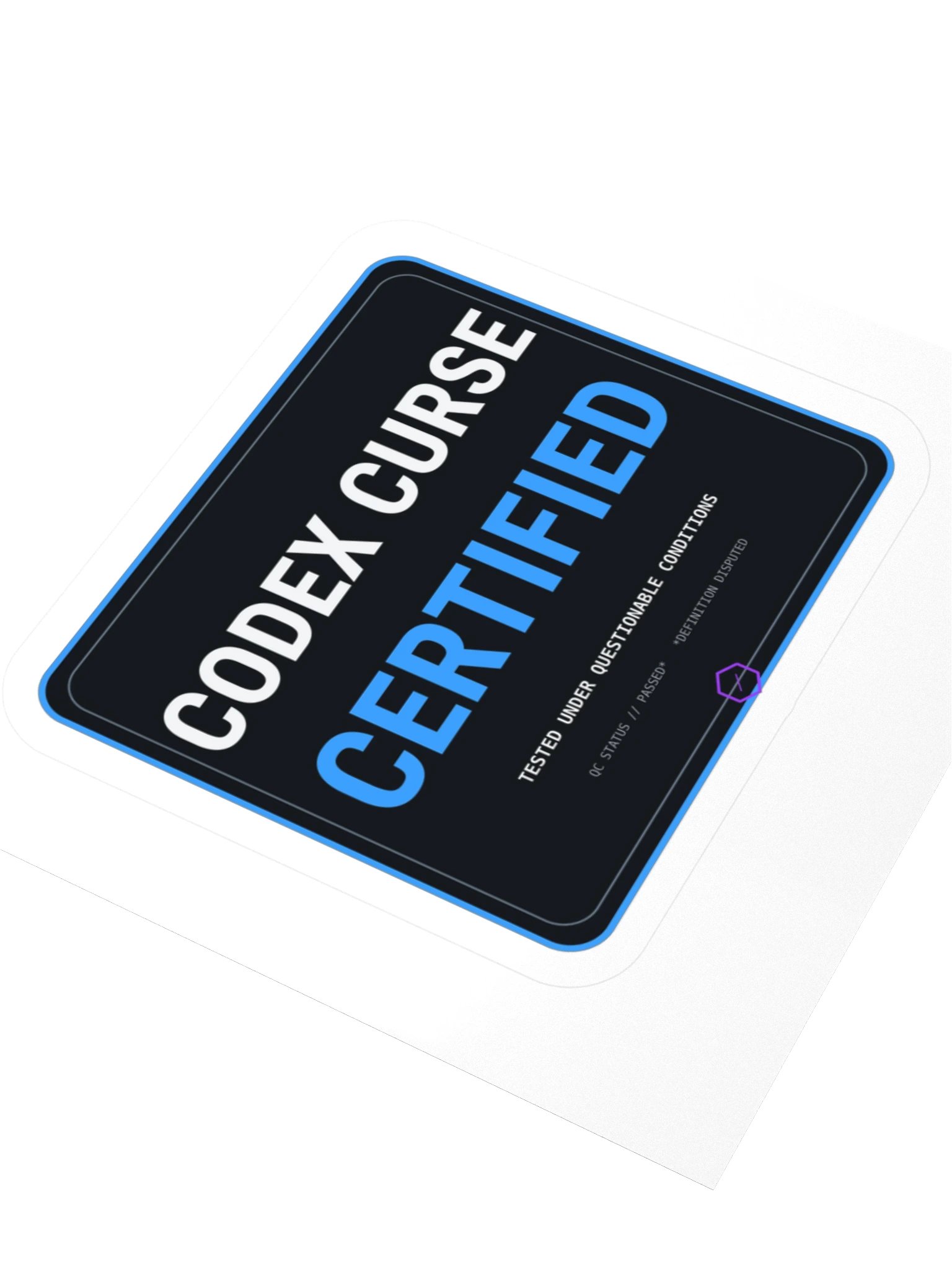 Codex Curse Certified Sticker product image (3)
