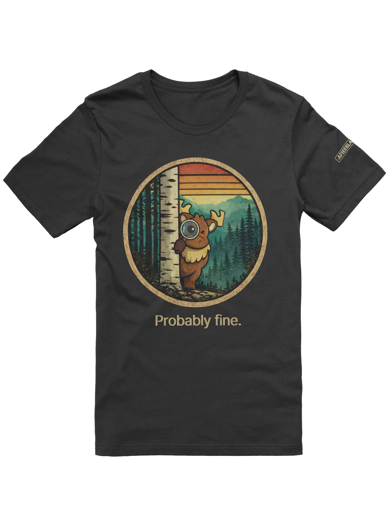 Probably Fine Moose T-Shirt product image (7)