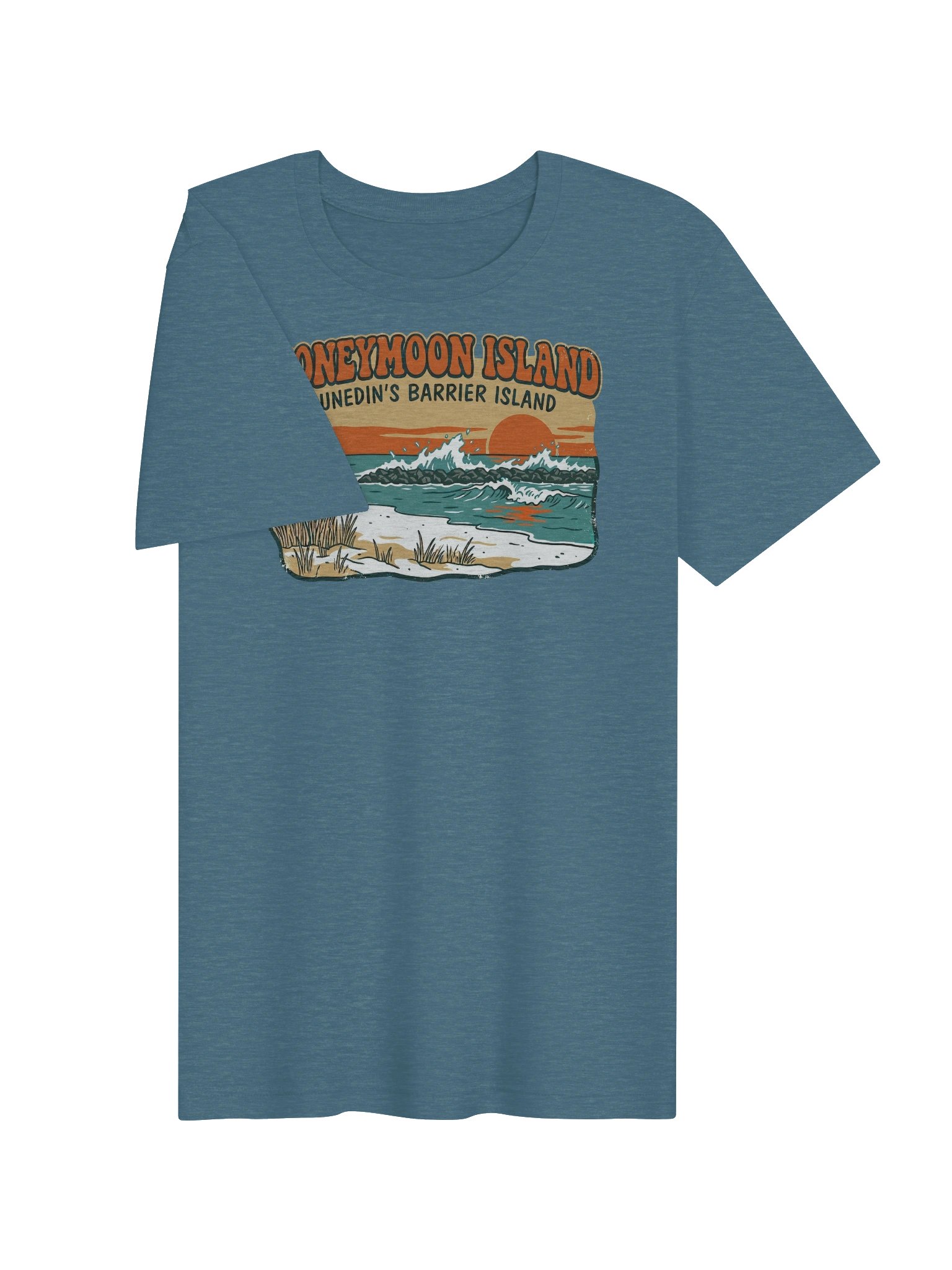 Honeymoon Island Barrier Island Florida Vintage Tee product image (3)