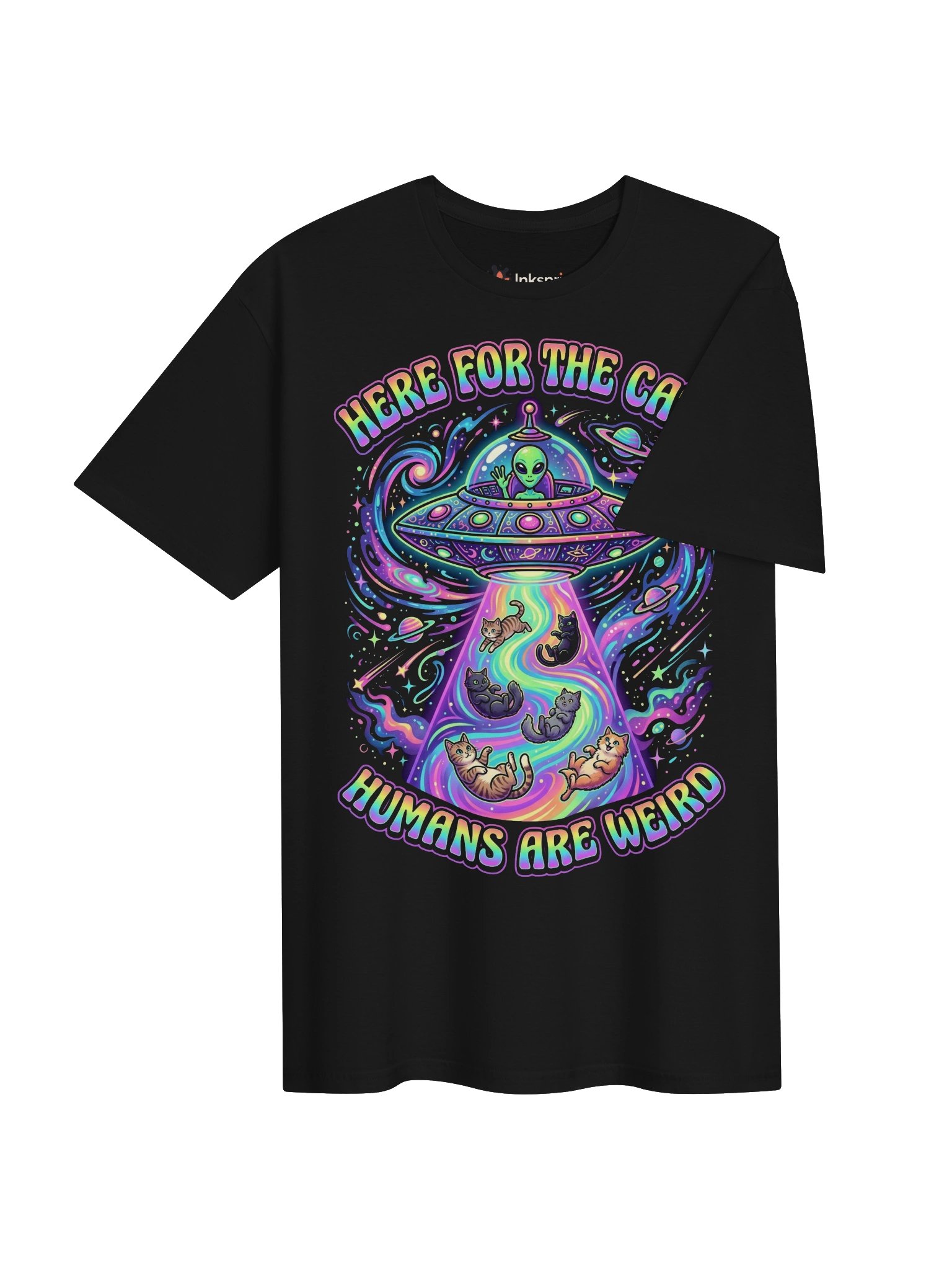Here for the Cats Alien Tee product image (10)