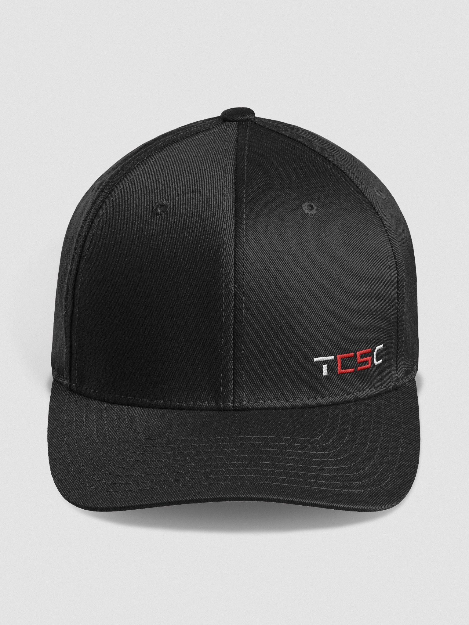 'TCSC' Logo Flexfit Cap (Black) product image (1)