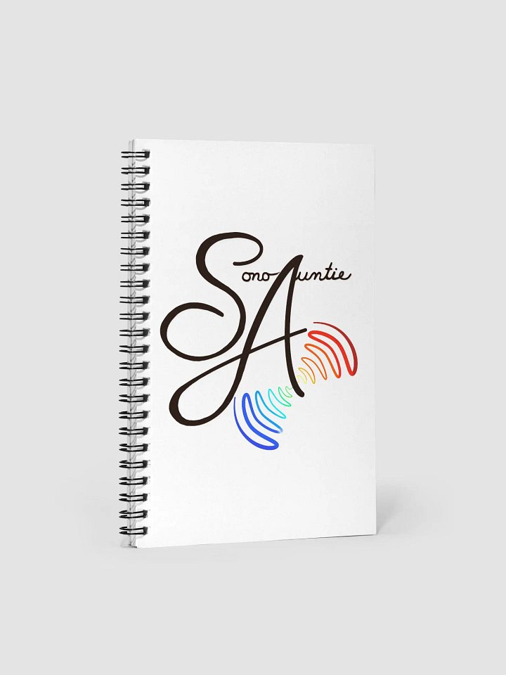 SonoAuntie Logo Spiral Notebook product image (1)