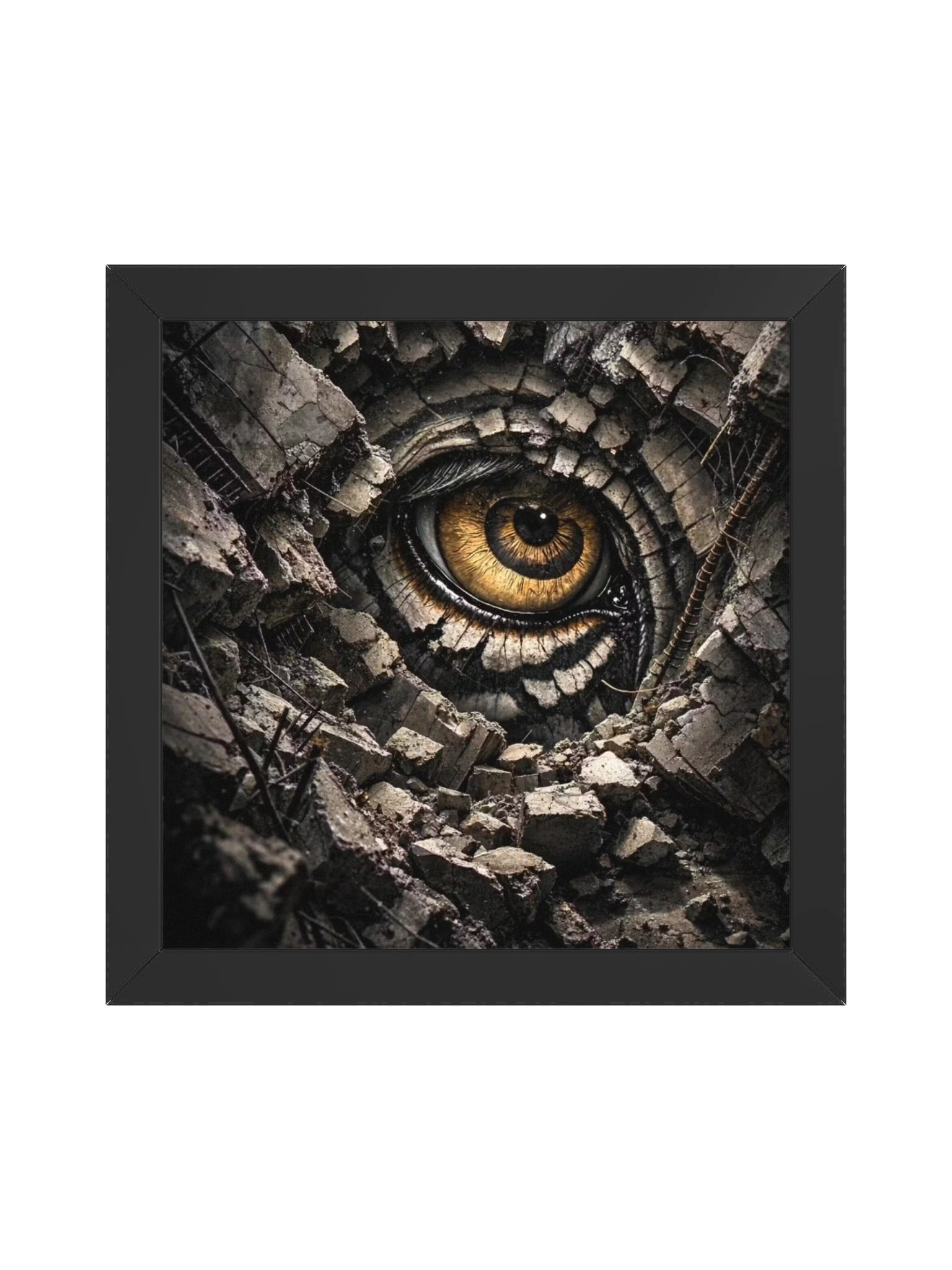 Zebra Eye Droste Vortex - Concrete Collapse Recursion product image (1)