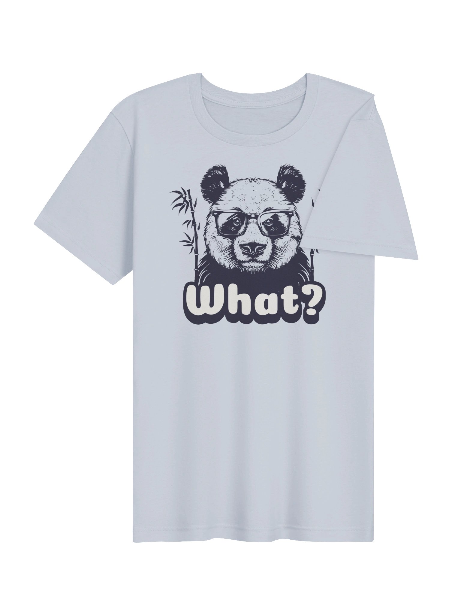 Funny Panda with Glasses and Bamboo T-Shirt product image (4)