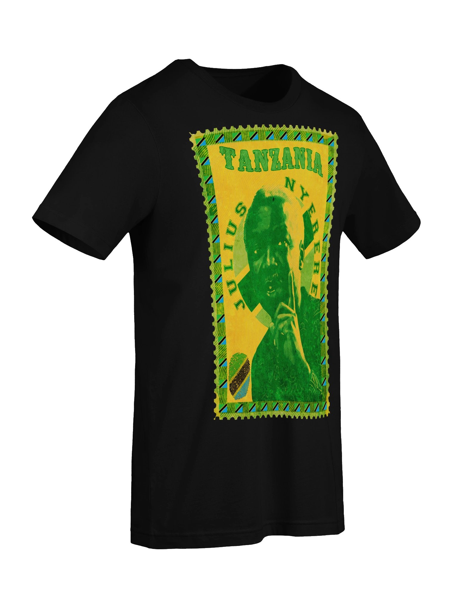 Julius Nyerere Vintage Postage Stamp T-Shirt | Mwalimu Nyerere Pan-African Tee product image (8)