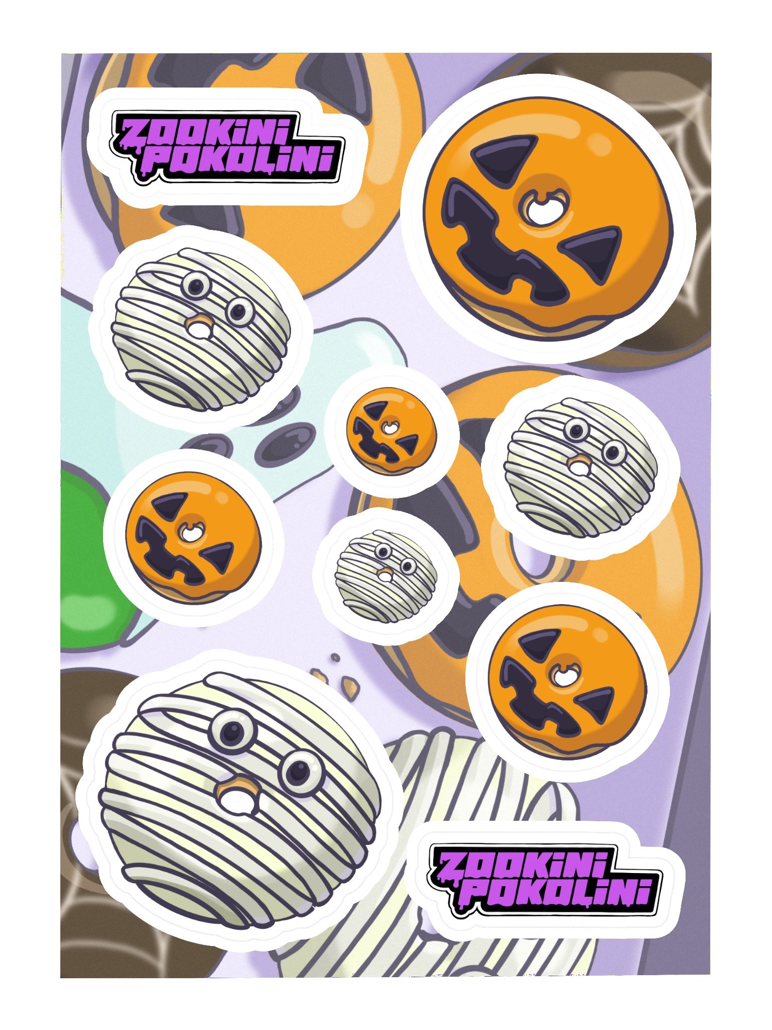 Spooky Donuts Sticker Pack product image (3)