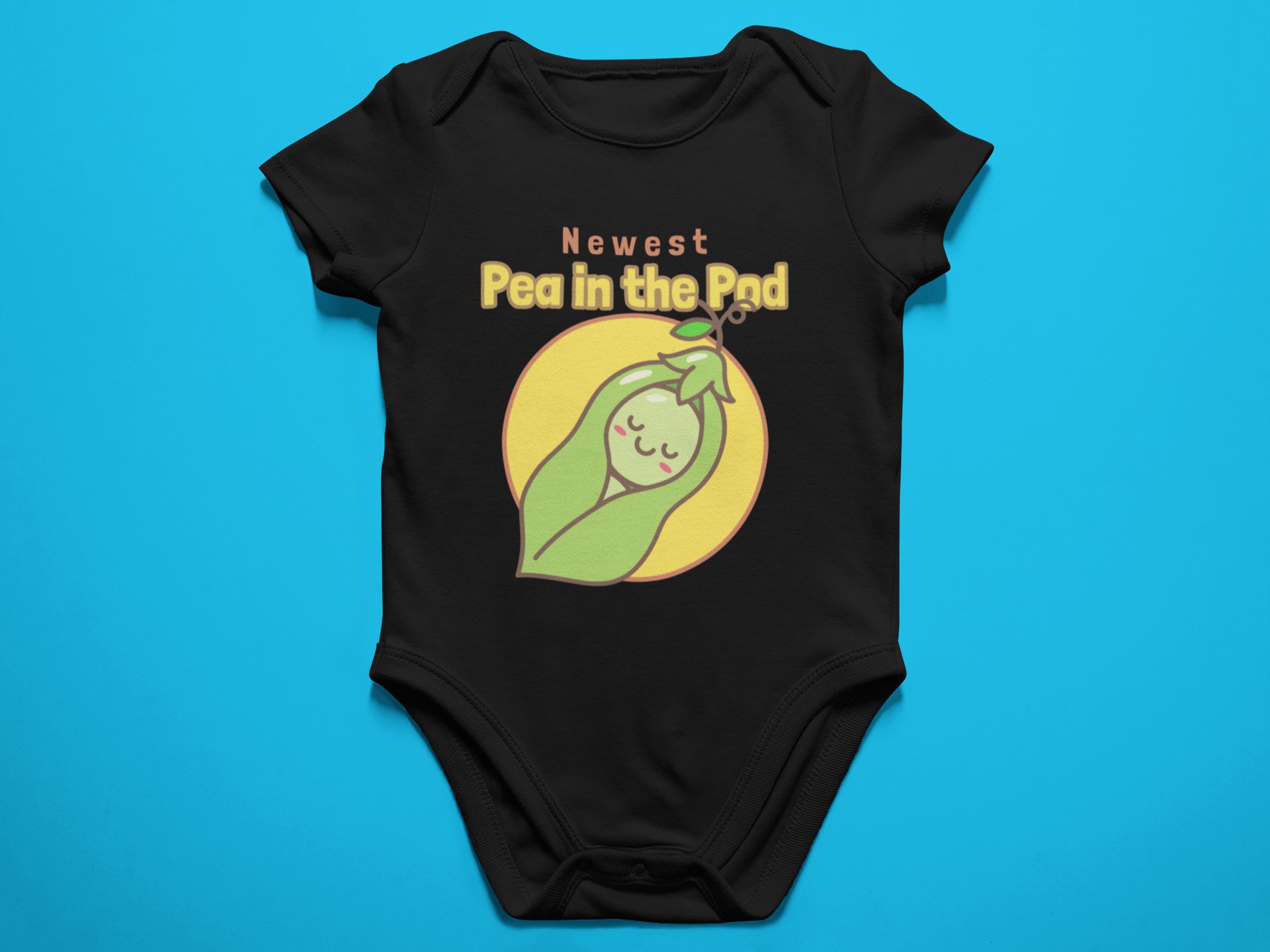 NEWEST PEA IN THE POD - Baby Bodysuit Onesies for Boys and Girls product image (1)