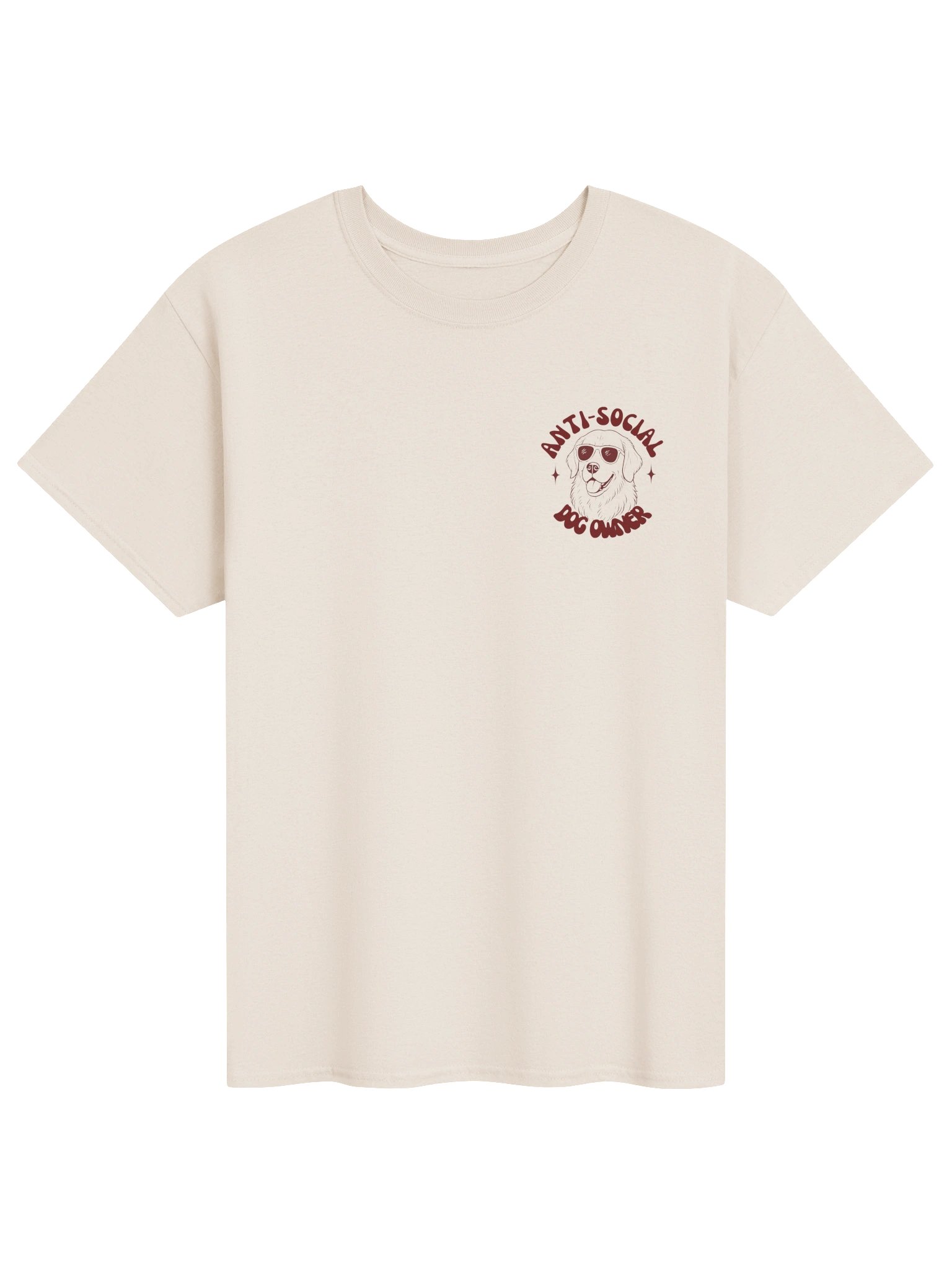 Anti-Social Dog Owner T-Shirt | Retro Groovy Graphic Tee | Dog Mom Dog Dad Gift product image (5)