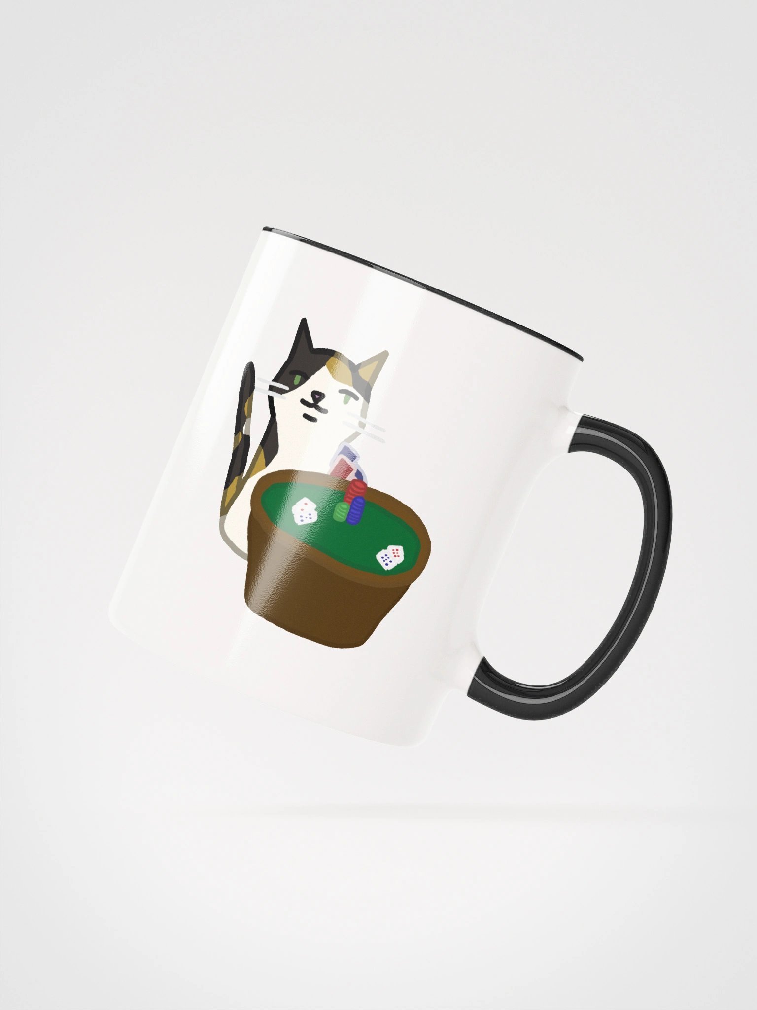 Gambling Calico Ceramic Mug product image (7)