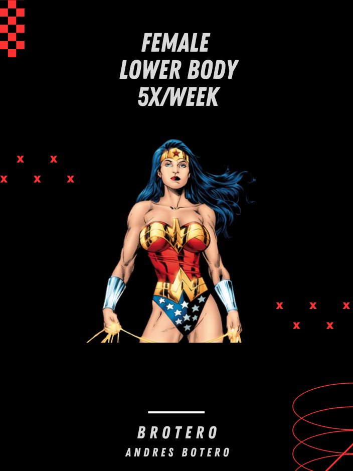 Female Lower Body 5x/Week product image (1)