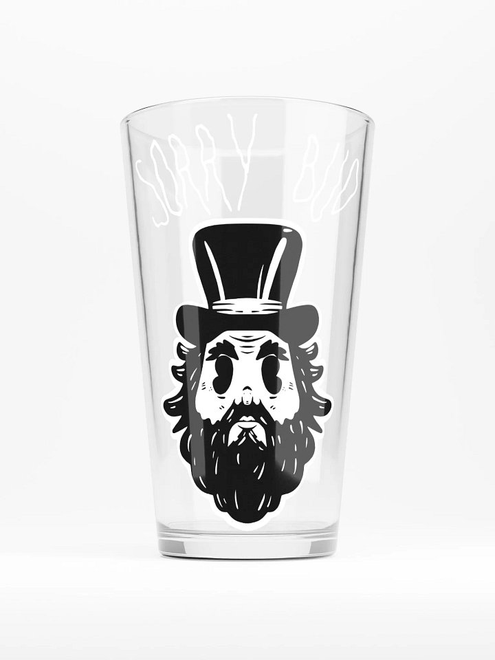 JBBN Sorry Bud Pint Glass product image (1)