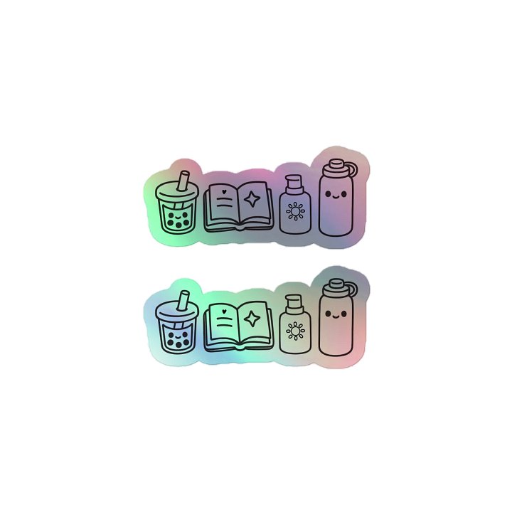 “Daily Tasks (Unhinged Version)” Holo Sticker product image (1)