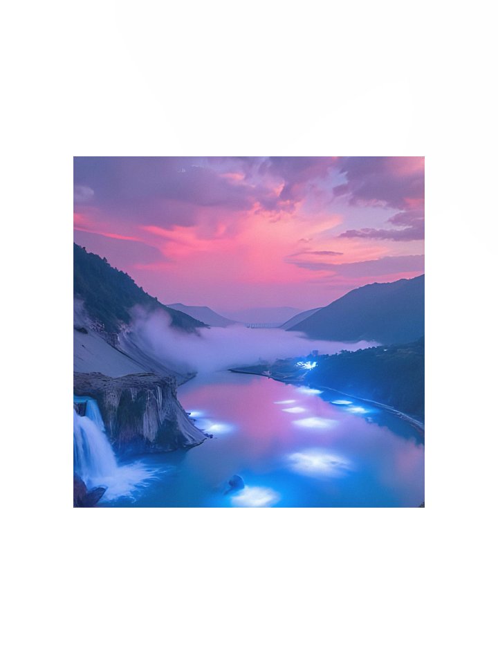 Mystical River Sunrise Poster product image (1)