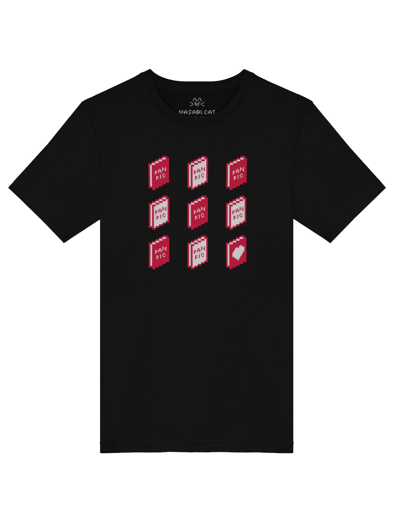 KUDOS // FAN FIC Book Pixel Art T-Shirt (White details) product image (5)