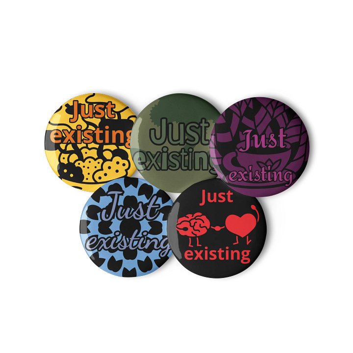 Just Existing Button Set #1 product image (3)