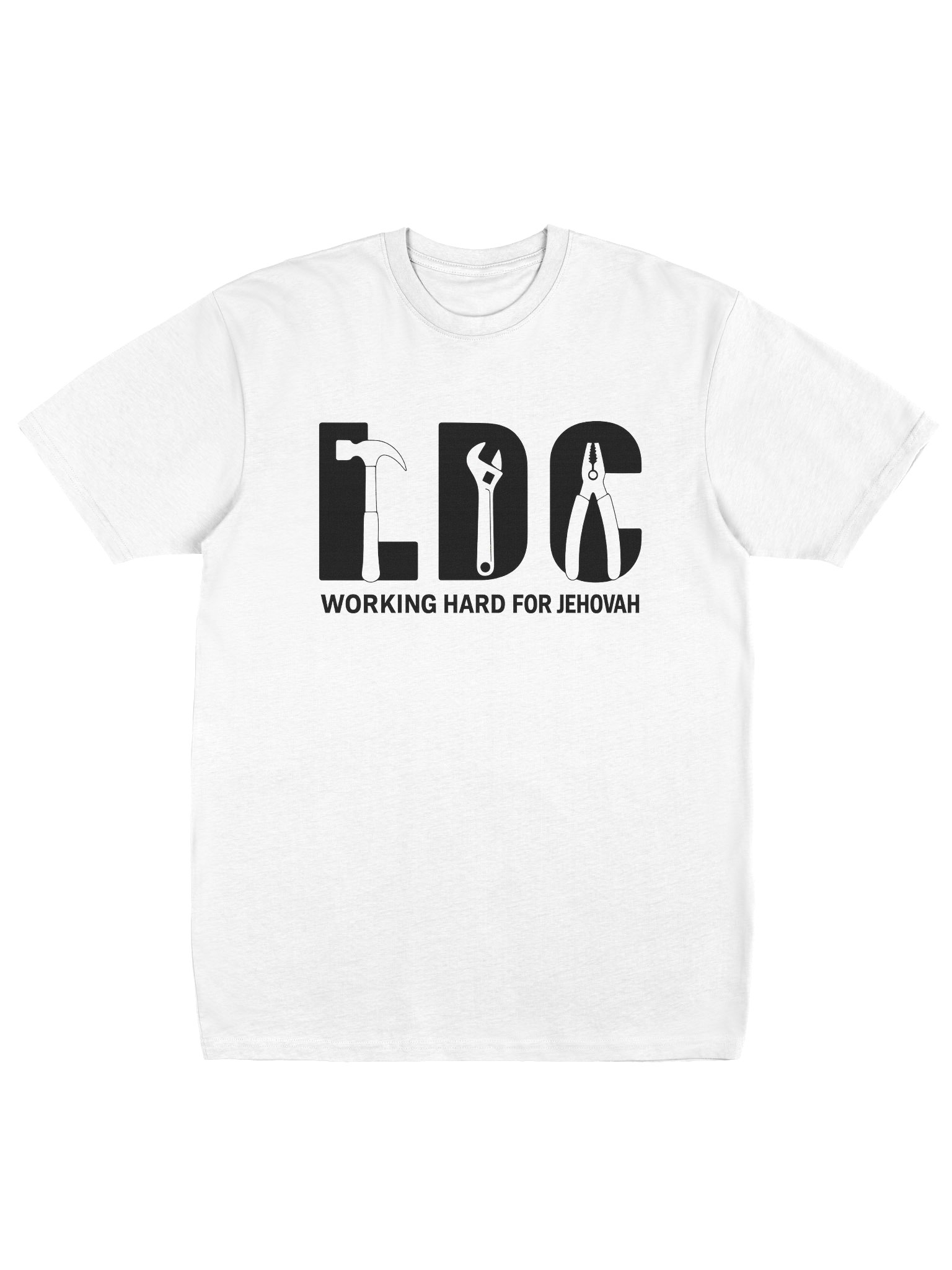 LDC Volunteer Tee – Heavyweight Cotton | Working Hard for Jehovah product image (9)